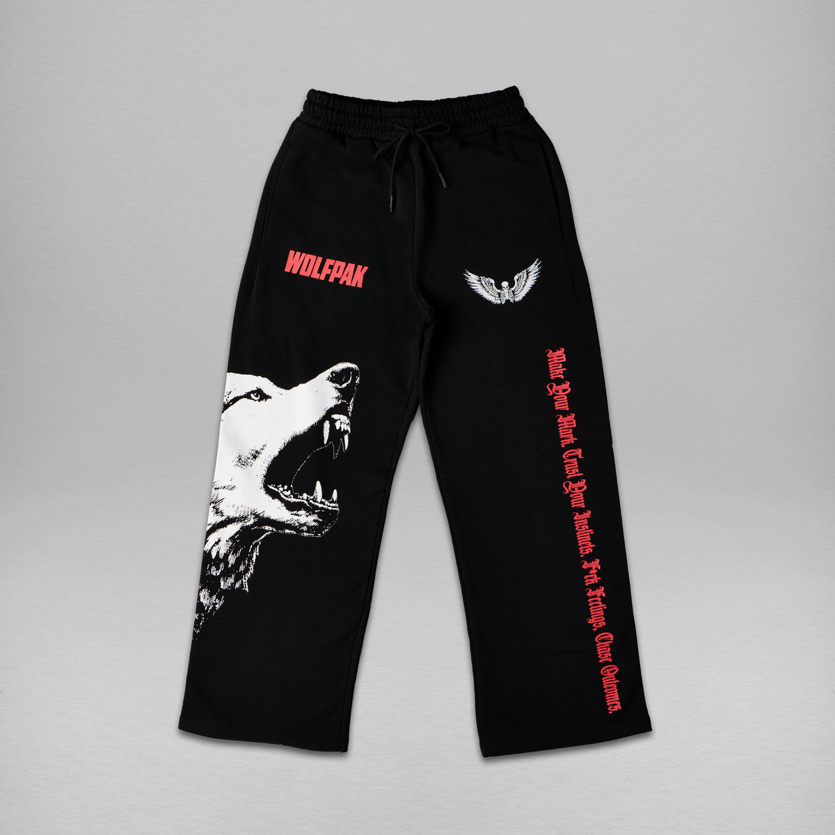 We Are Red Wide Leg Sweat Pants