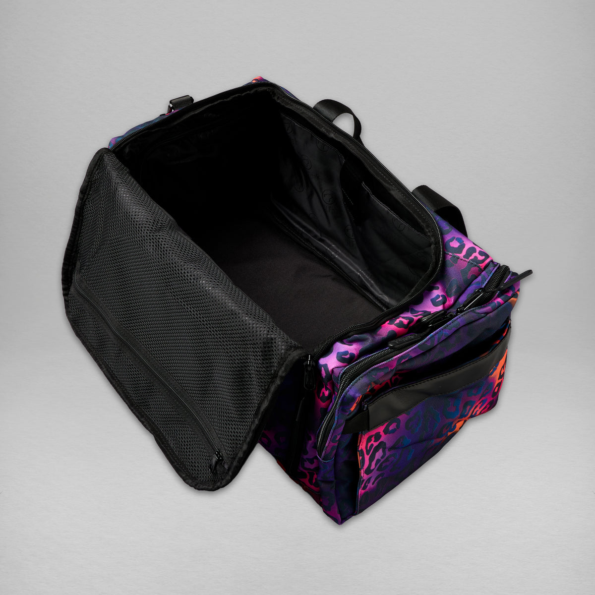 30L Perfect Duffle Bag Neon Leopard