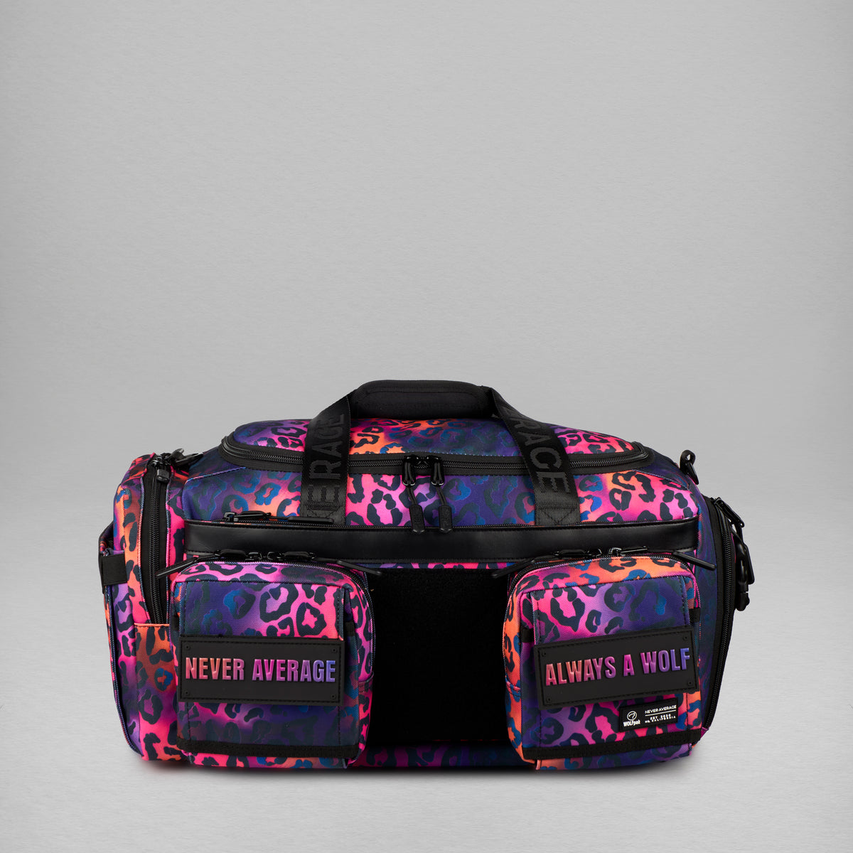 30L Perfect Duffle Bag Neon Leopard