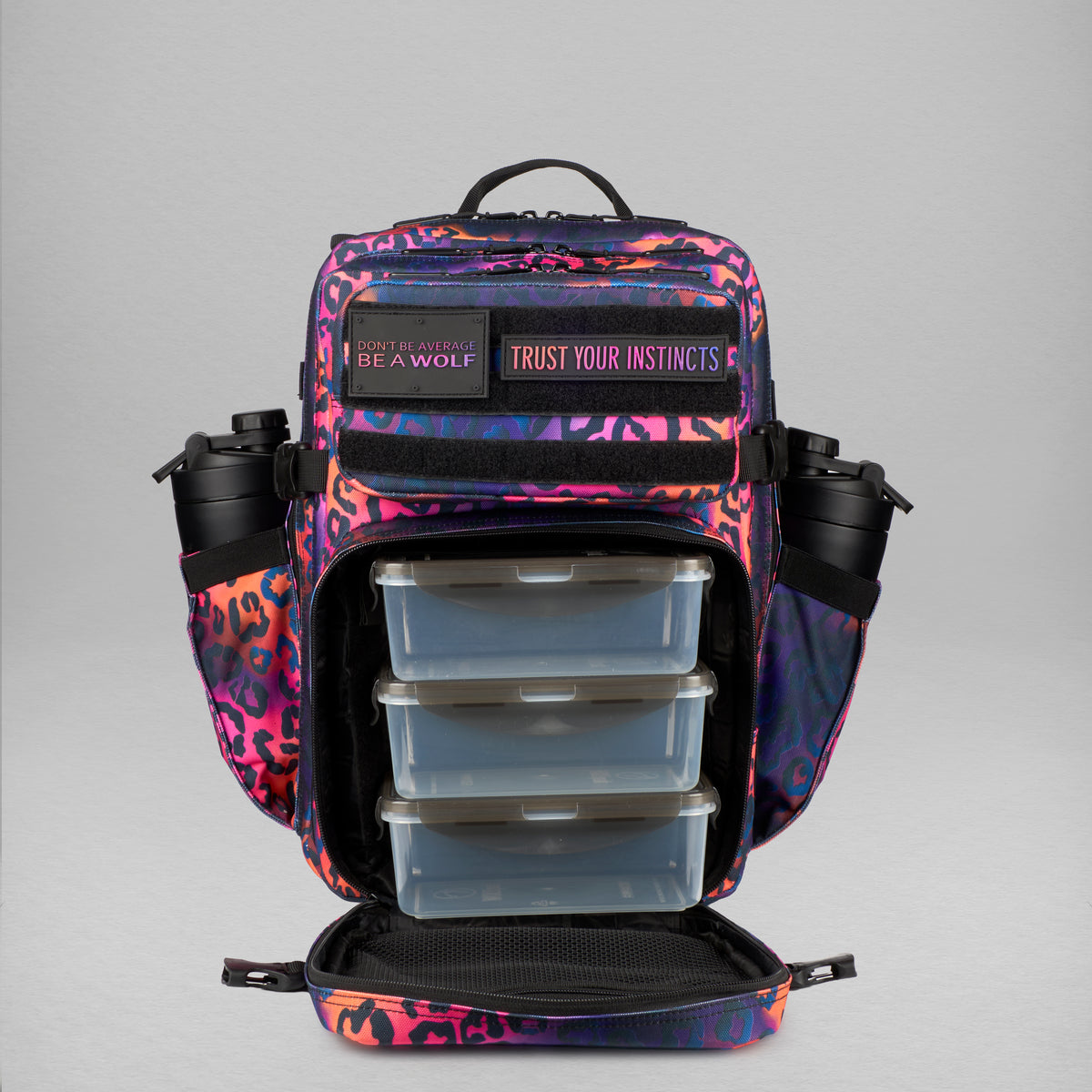 35L Backpack Neon Leopard Meal Management
