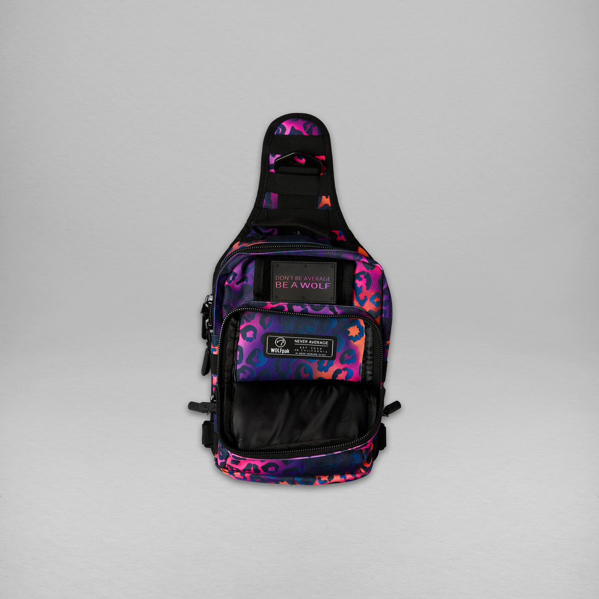 9L Tactical Sling Bag Neon Leopard