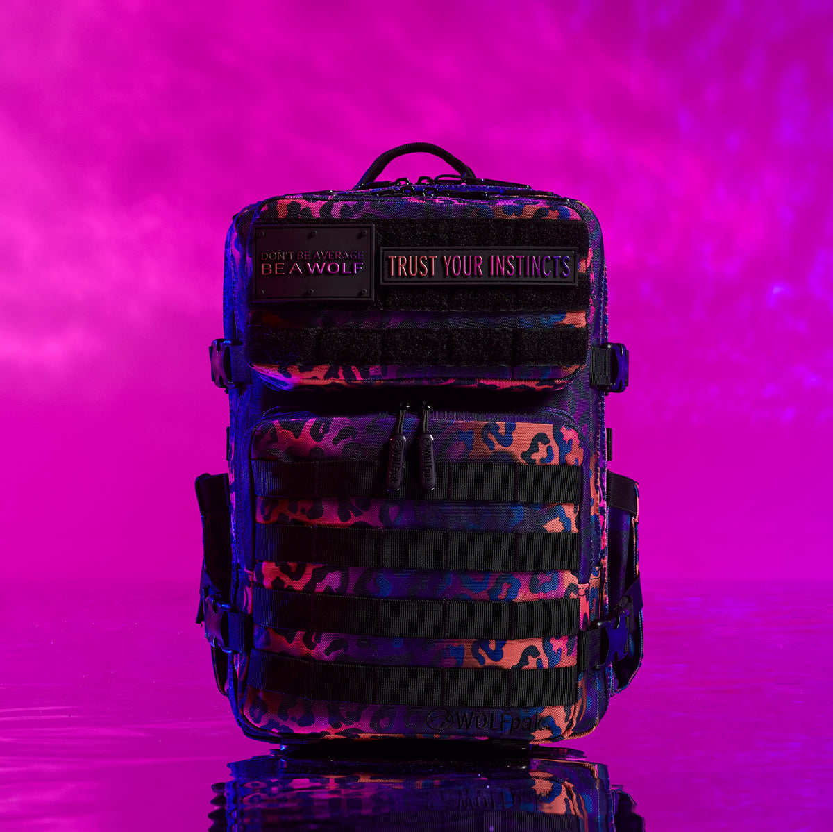 35L Backpack Neon Leopard