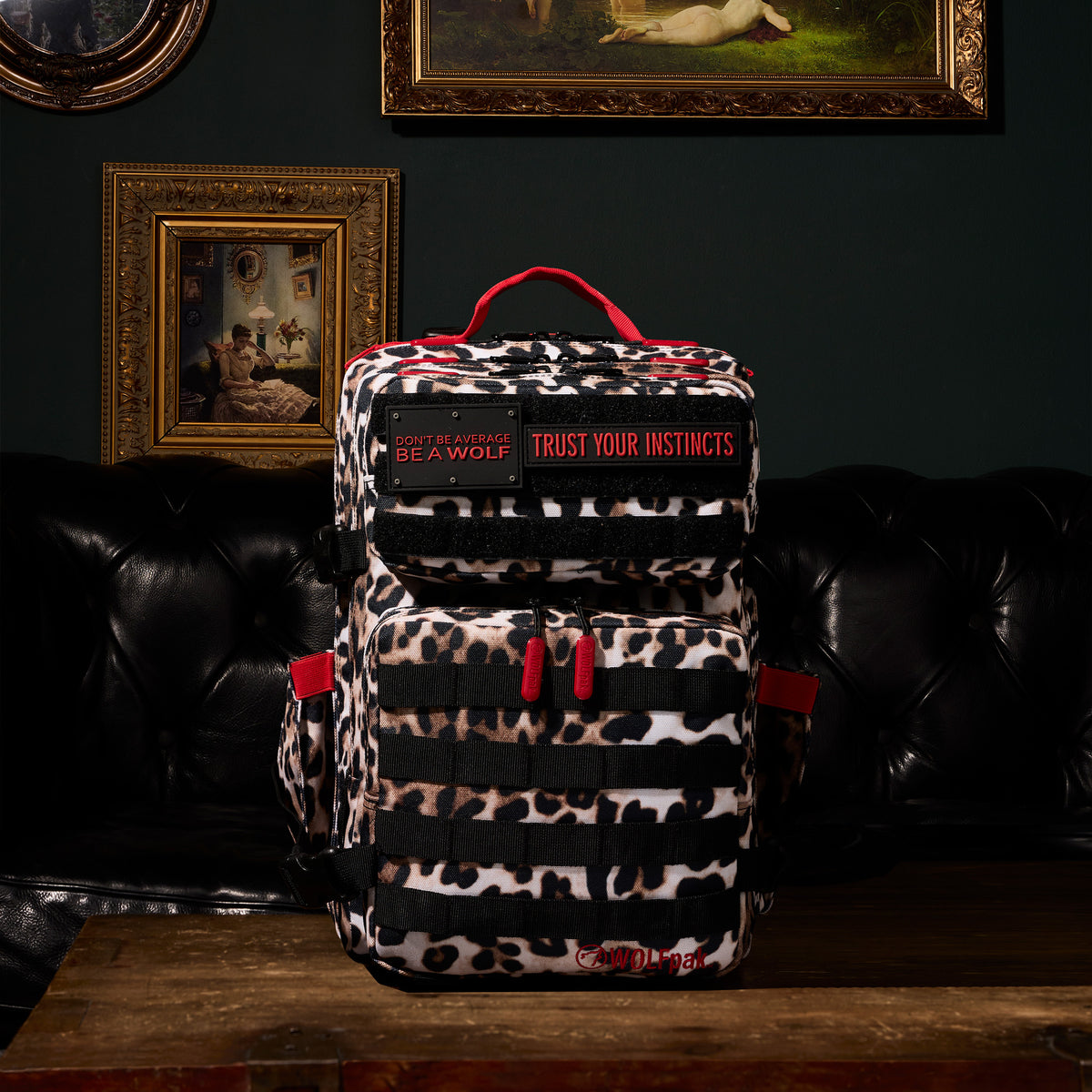 25L Backpack Savage Red Leopard (Ships 10/21)