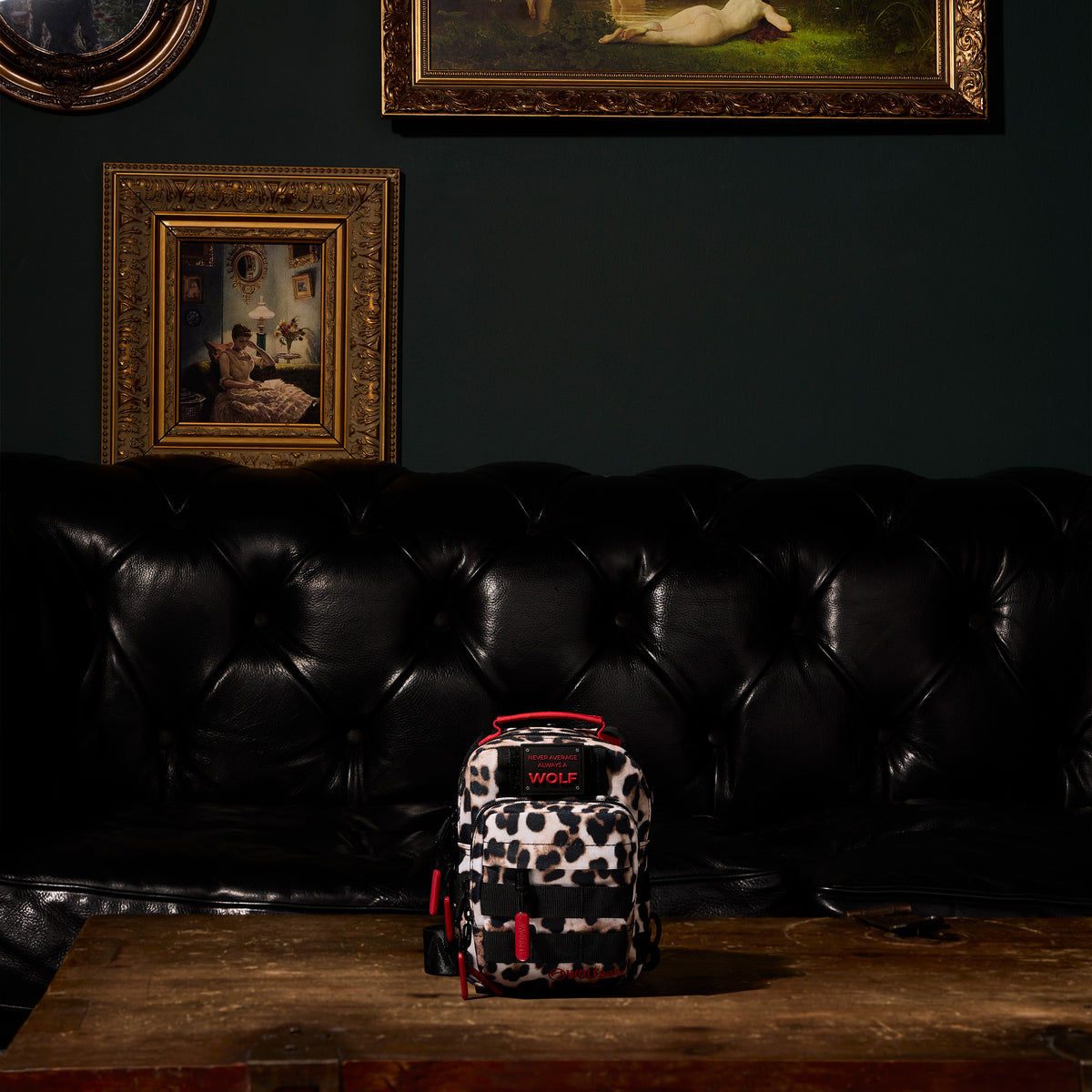 4L Mini Tactical Sling Bag Savage Red Leopard (Ships 10/21)