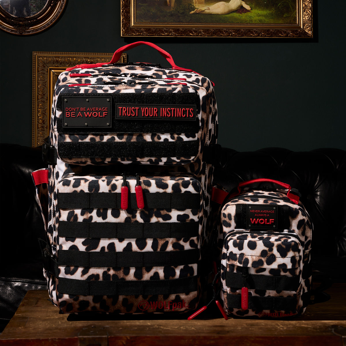 Savage Red Leopard Daypak Duo Bundle (Ships 10/21)