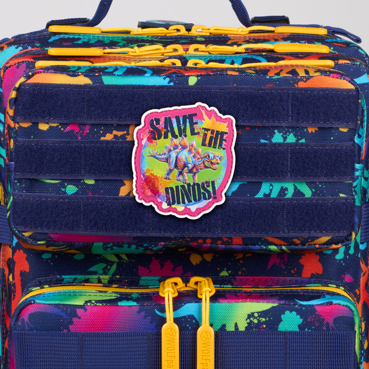 Neon Dino "Save The Dinos!" Patch