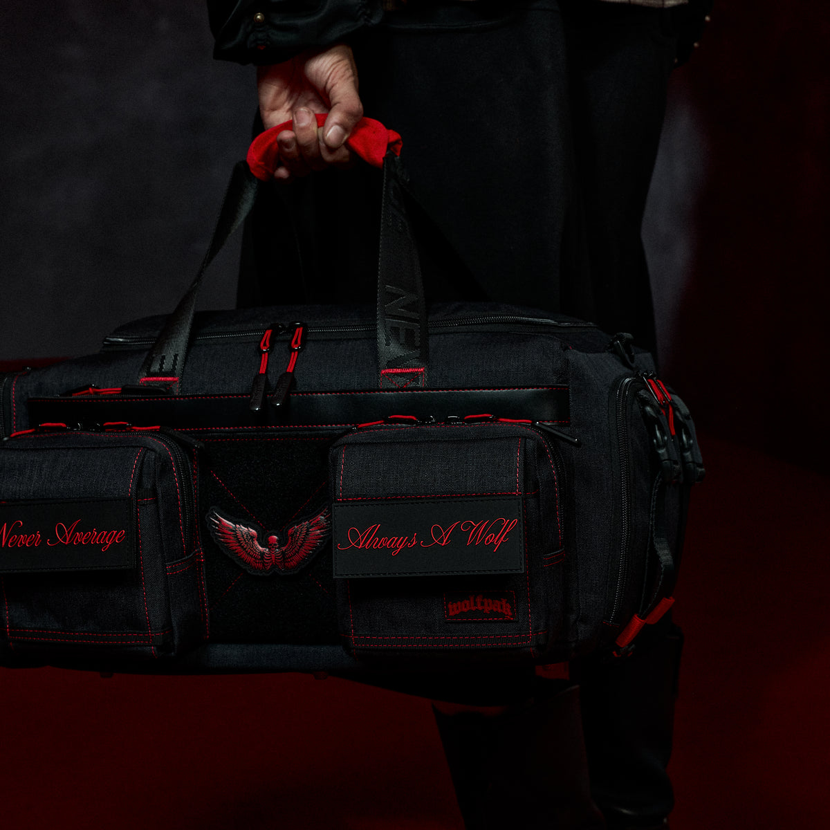 30L Perfect Duffle Bag Deathwing Red
