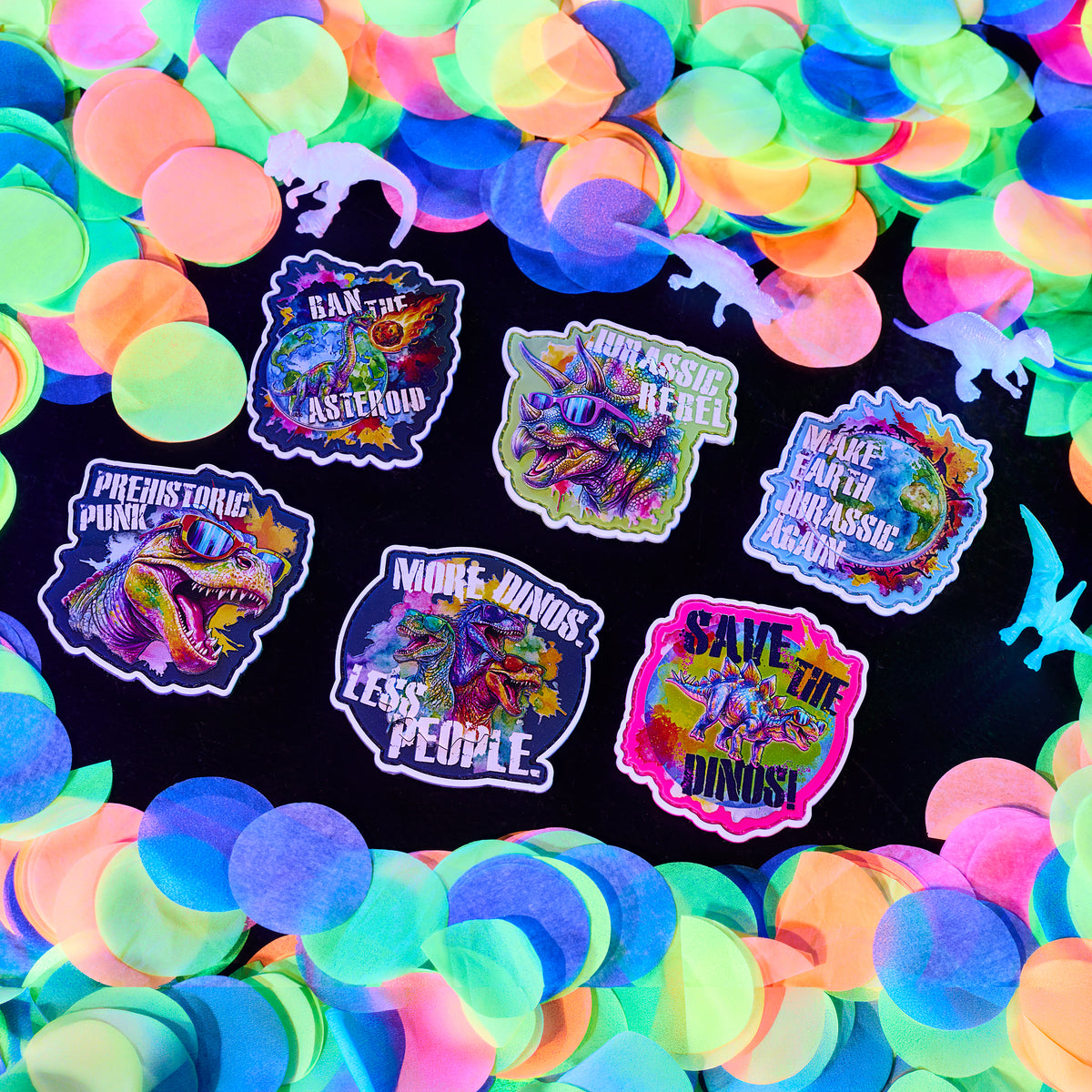 Neon Dino Master Patch Bundle