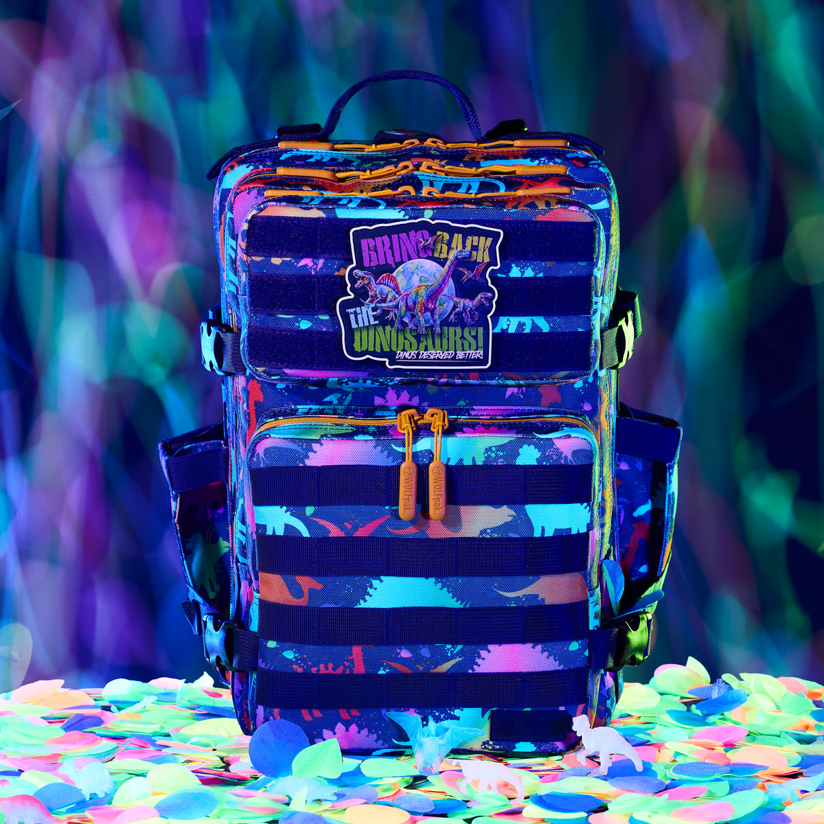 25L Backpack Neon Dino