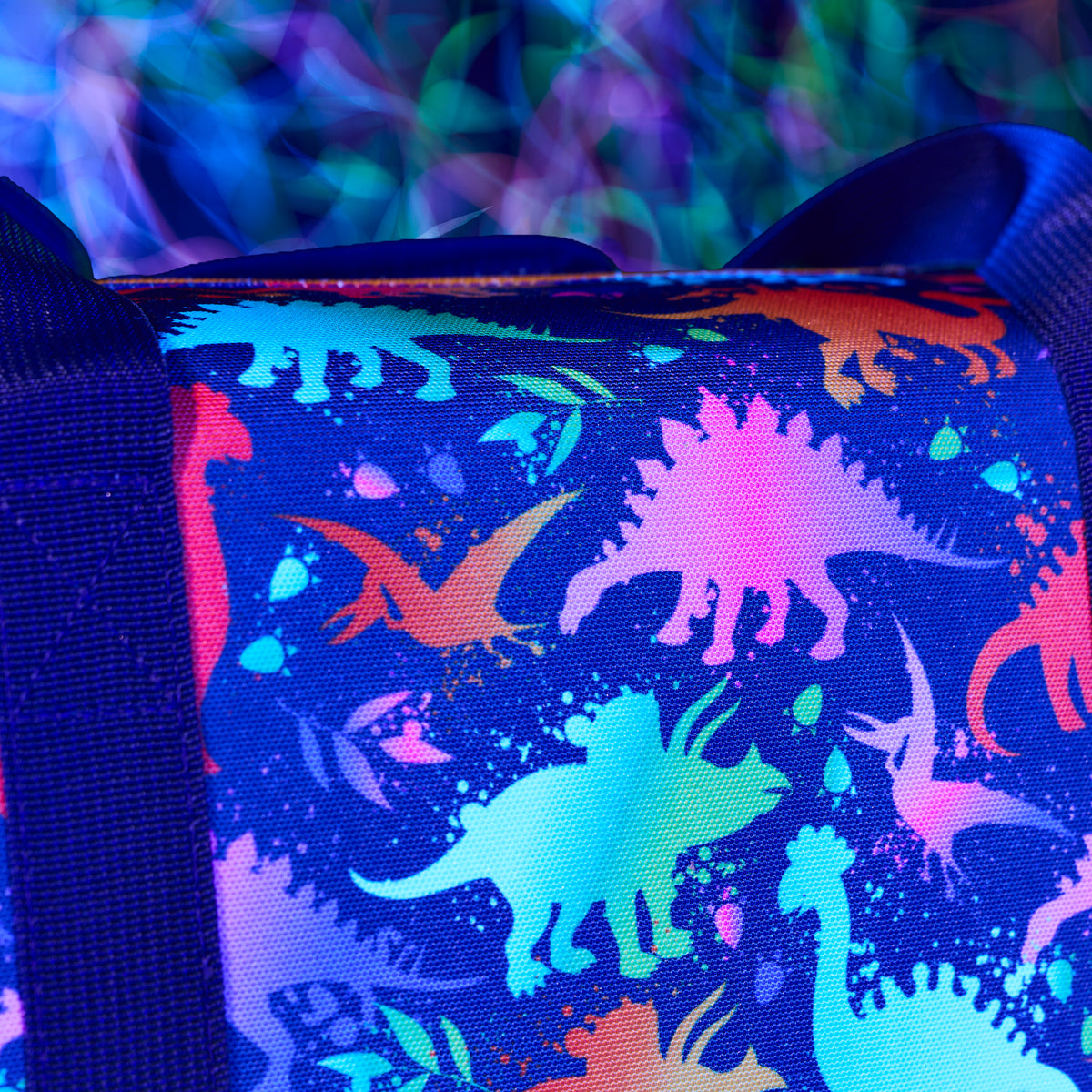 11L Active Duffle Mini Script Neon Dino