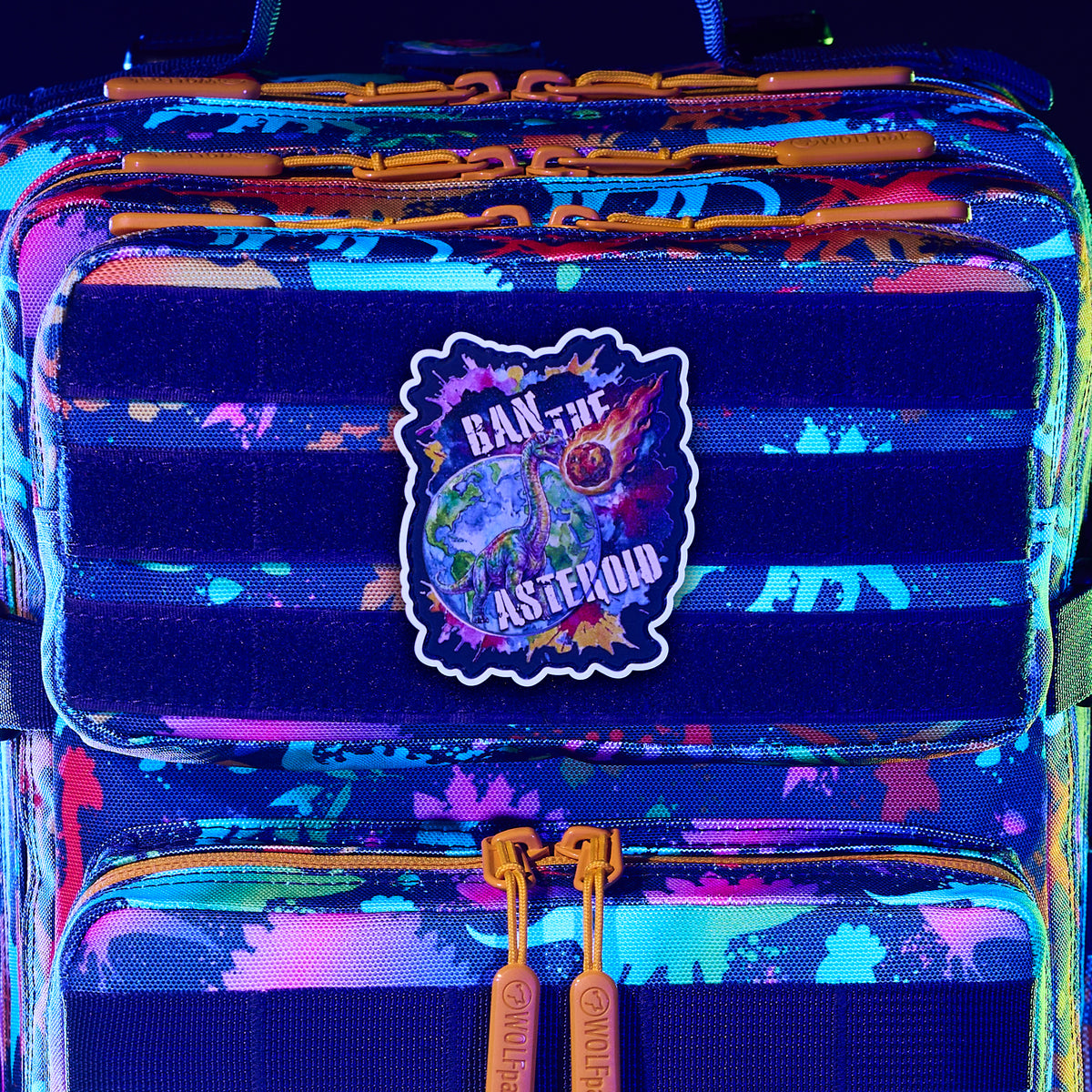 Neon Dino Ban The Asteroid Patch