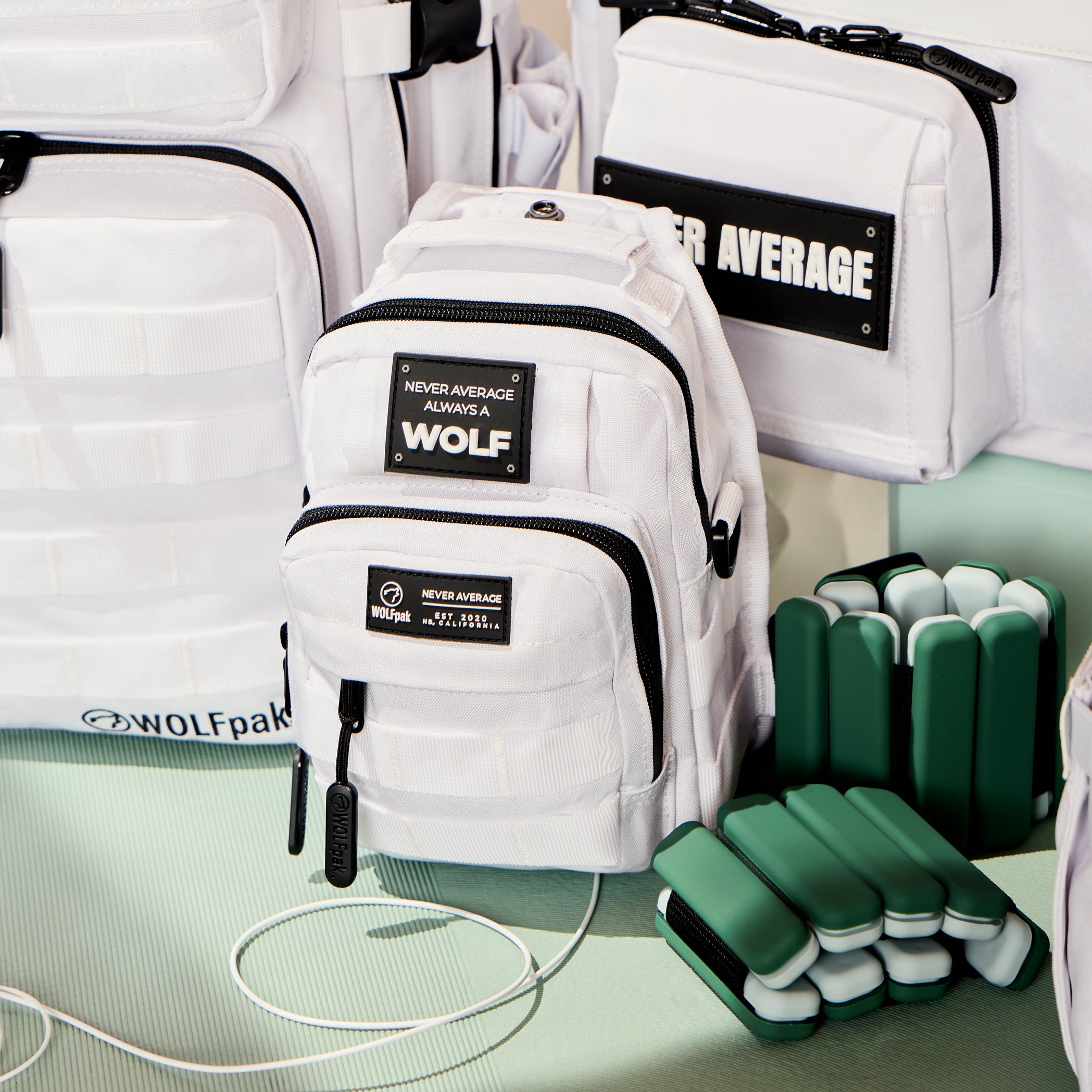 4L Mini Tactical Sling Bag Polar White