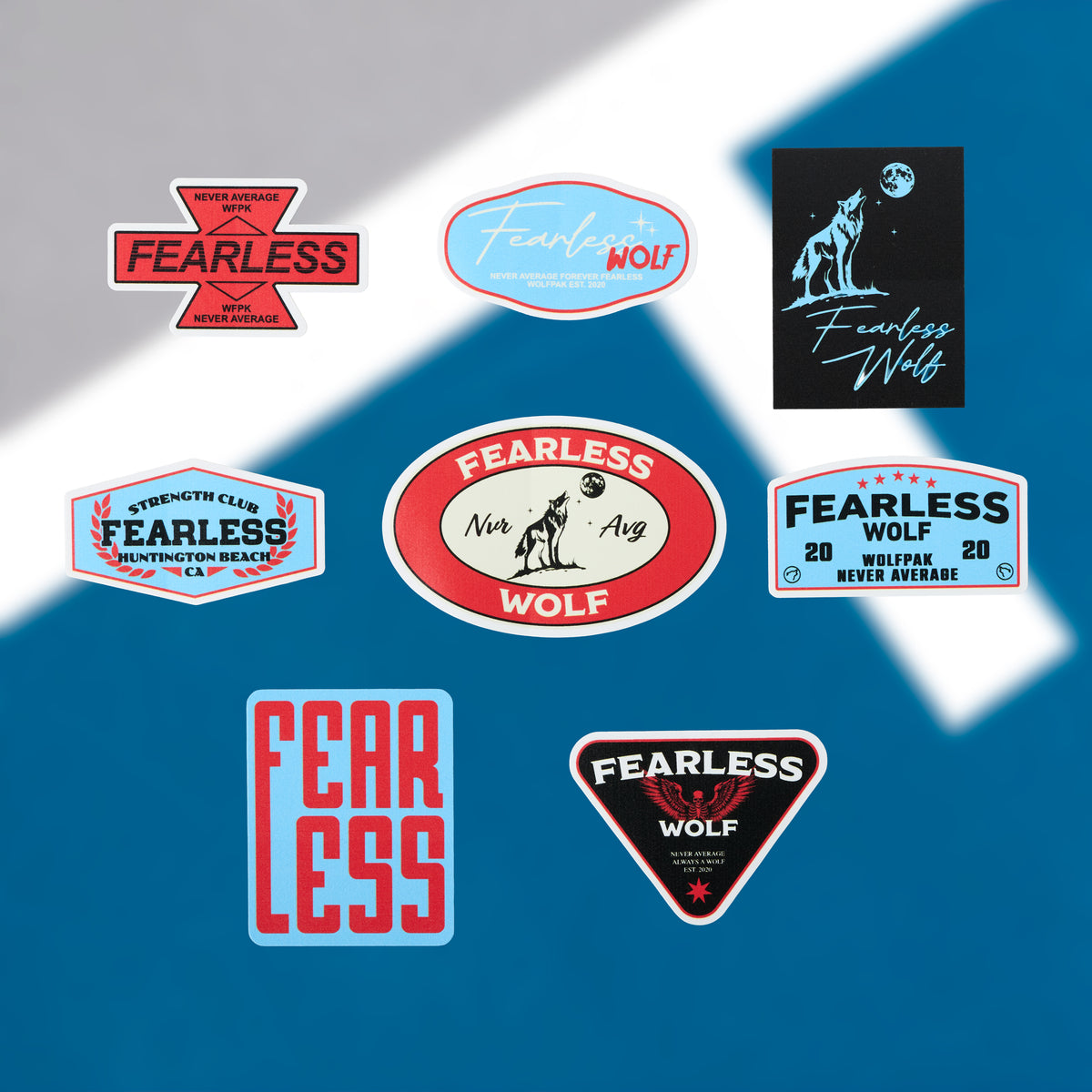No Wolves Sticker Fearless Wolf Sticker Pak