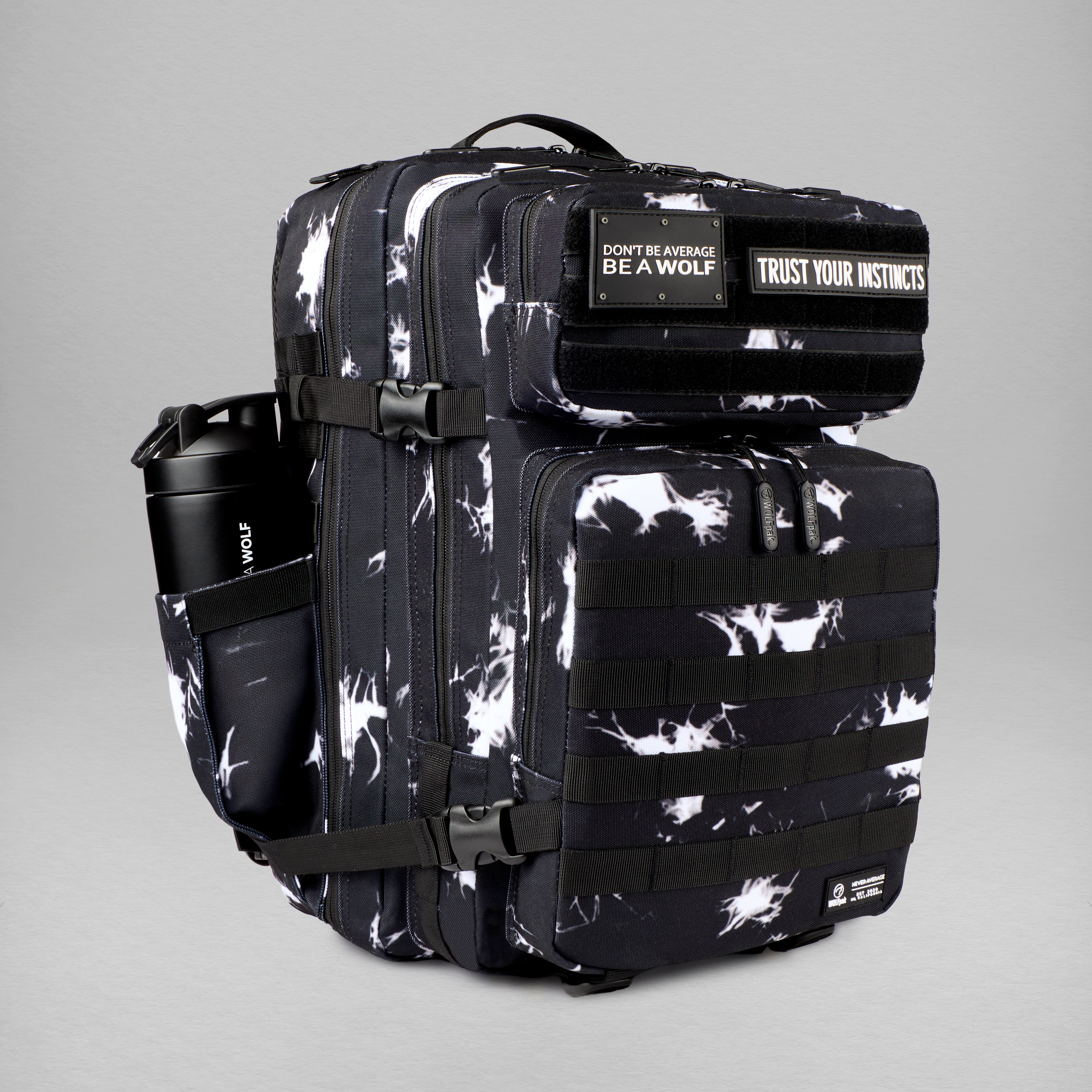 45L Backpack Black Lightning