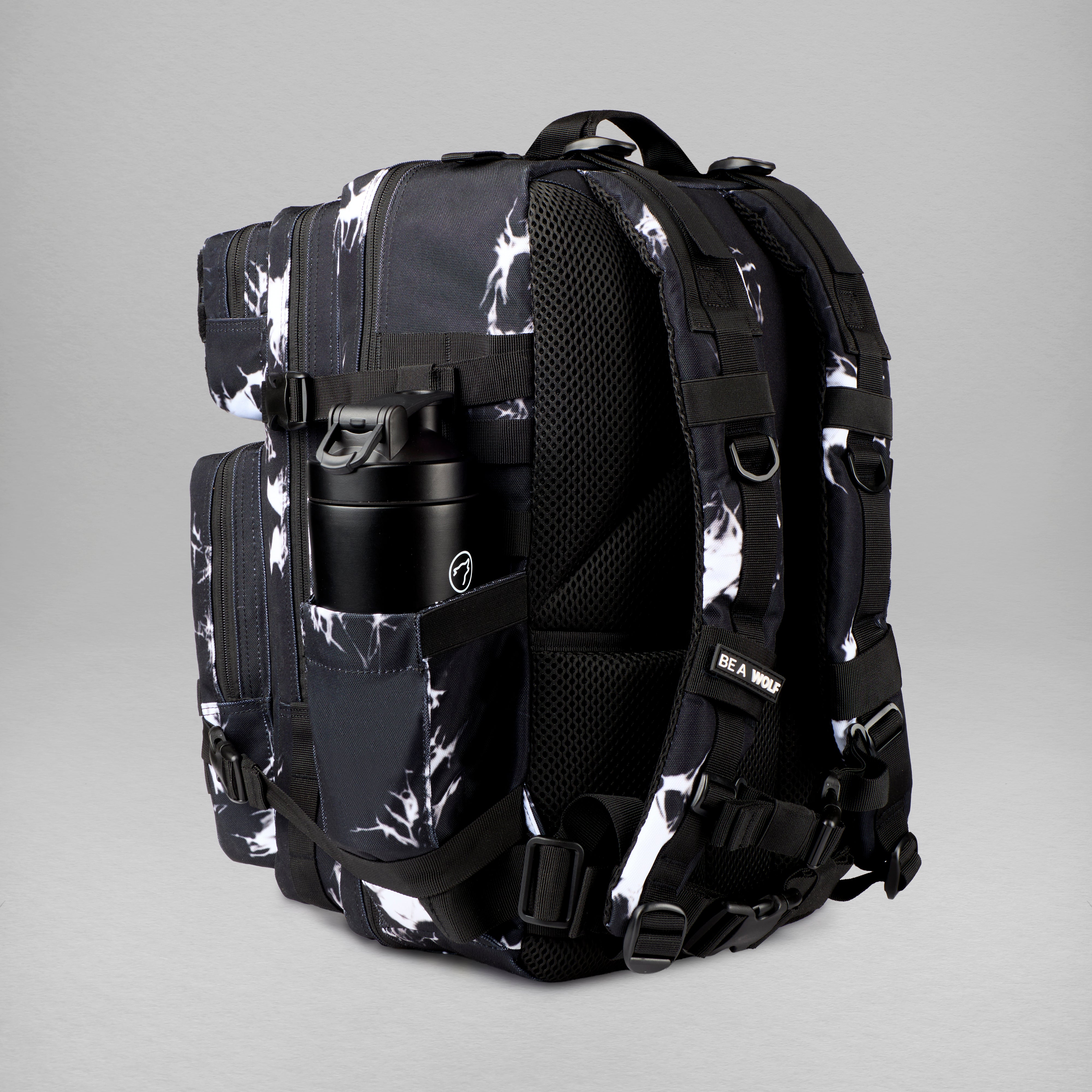 45L Backpack Black Lightning