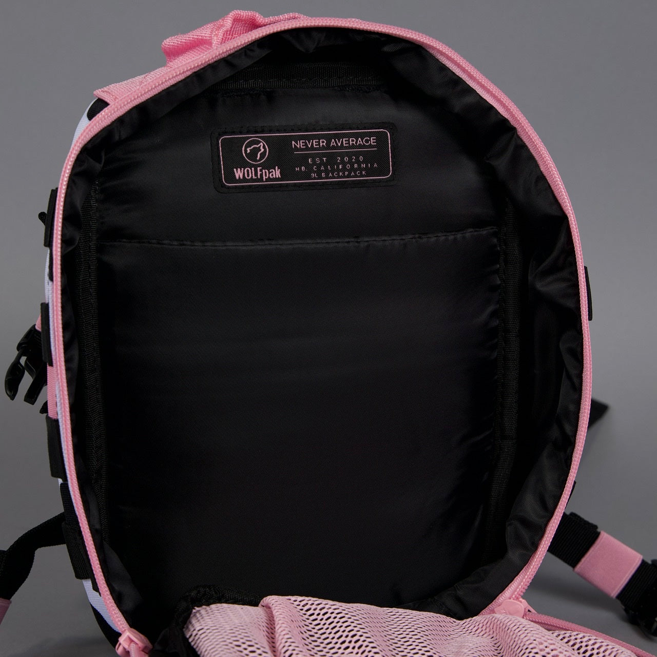 9L Backpack Mini Pink Black Cow