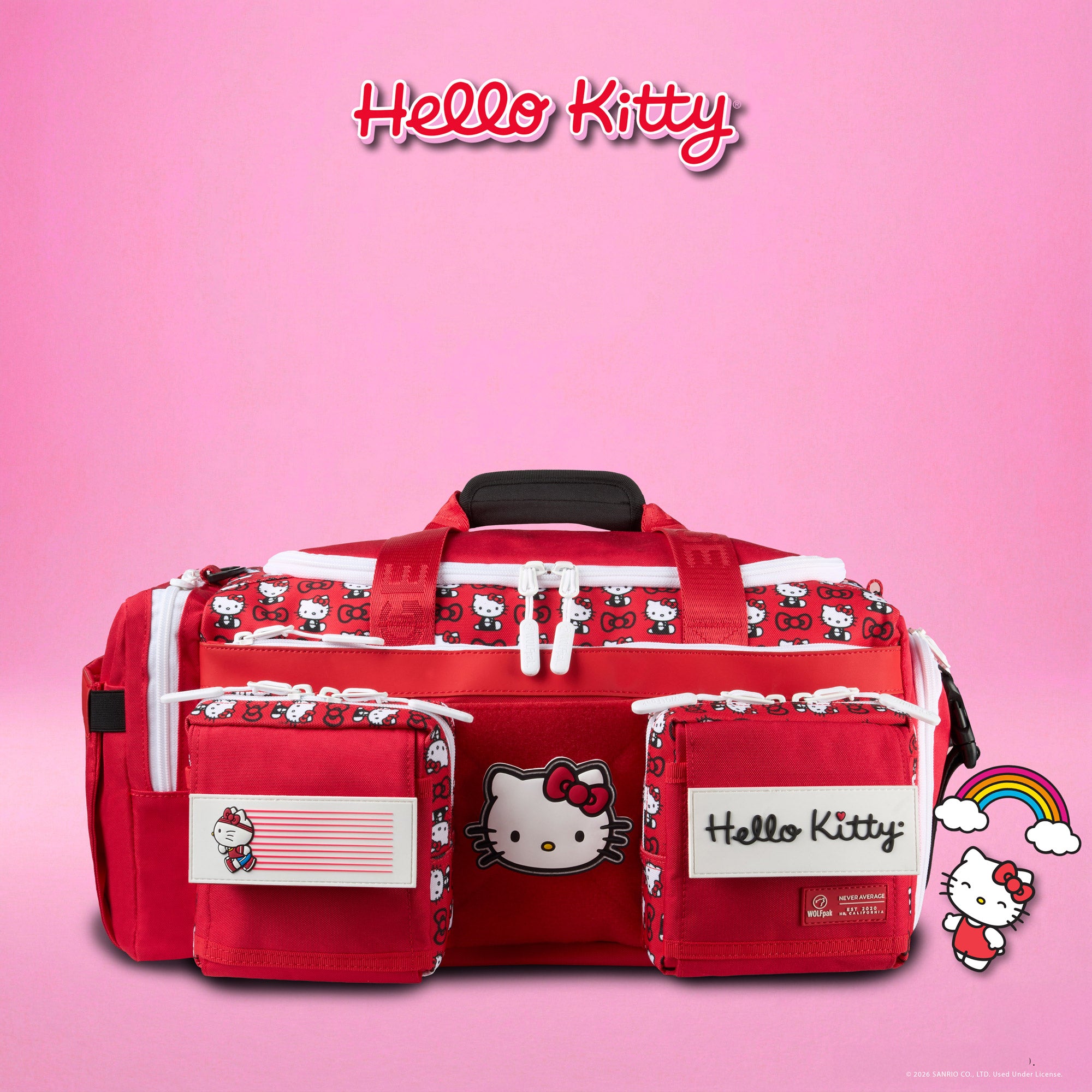 30L Perfect Duffle Bag Hello Kitty