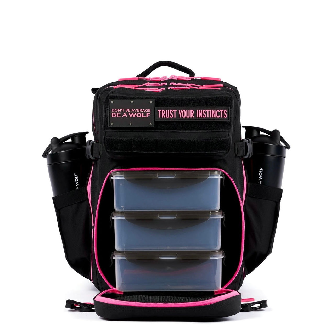 25L Black Neon Pink Meal Prep Management