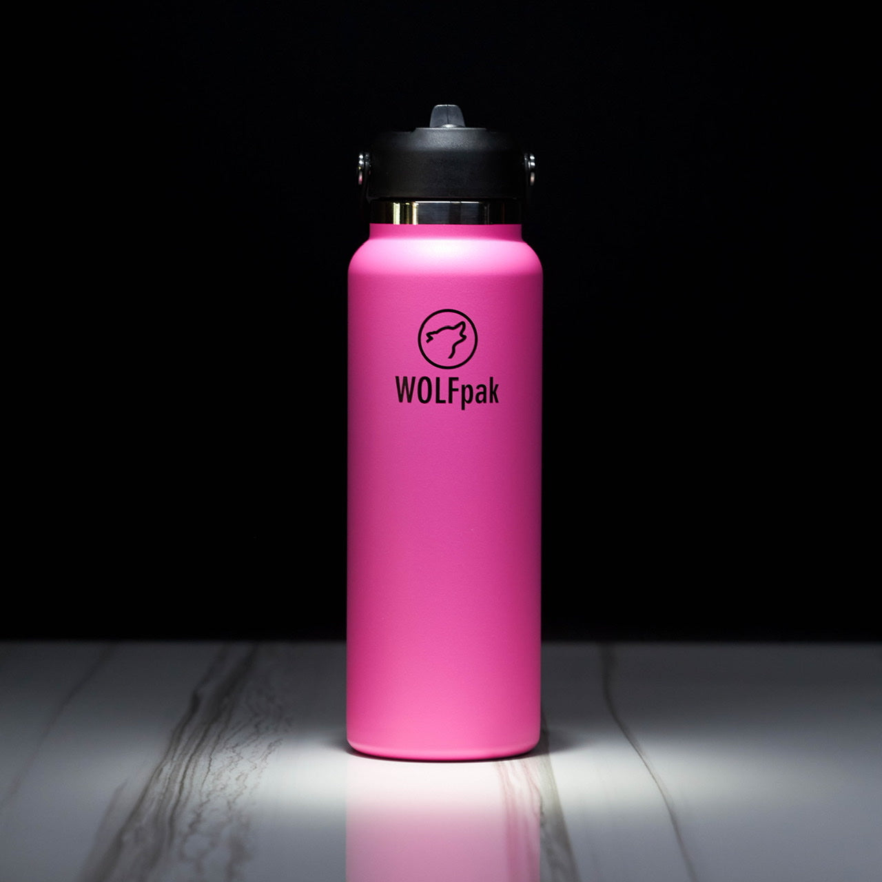 40oz Neon Pink Flask