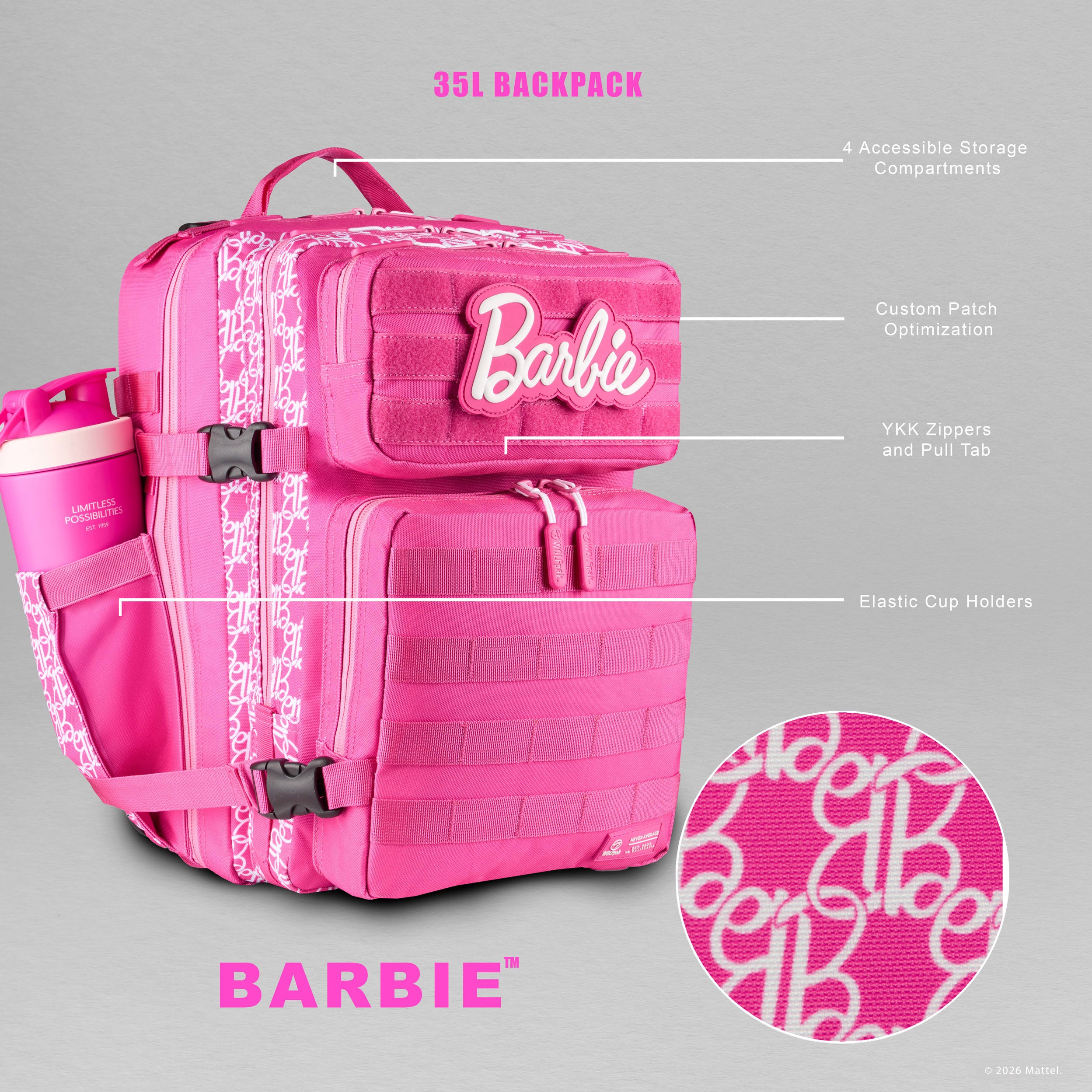 35L Backpack Barbie PREVIEW