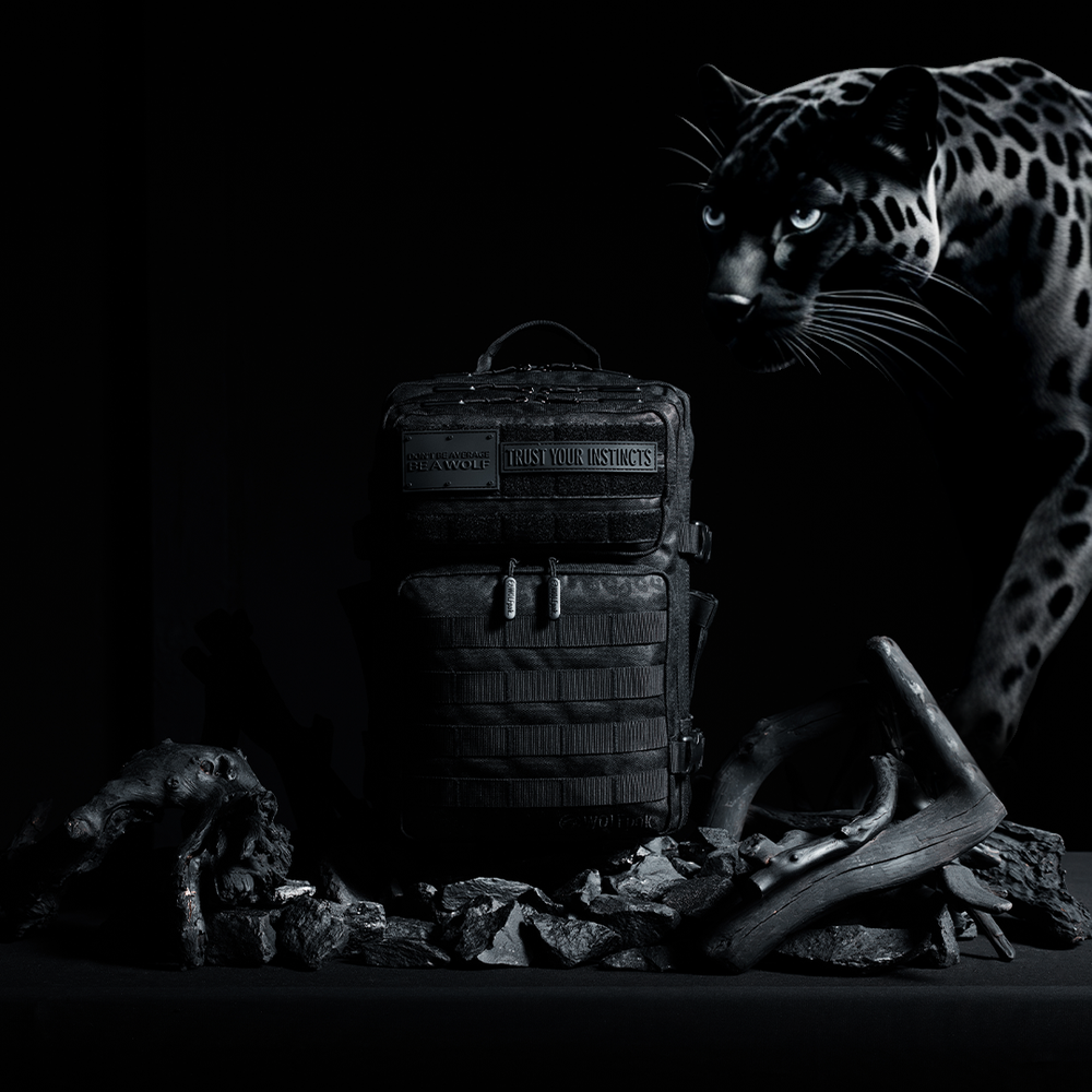 Mochila Wolfpak Caqui De 35 Litros, Diseño Moderno Color Nombre Del