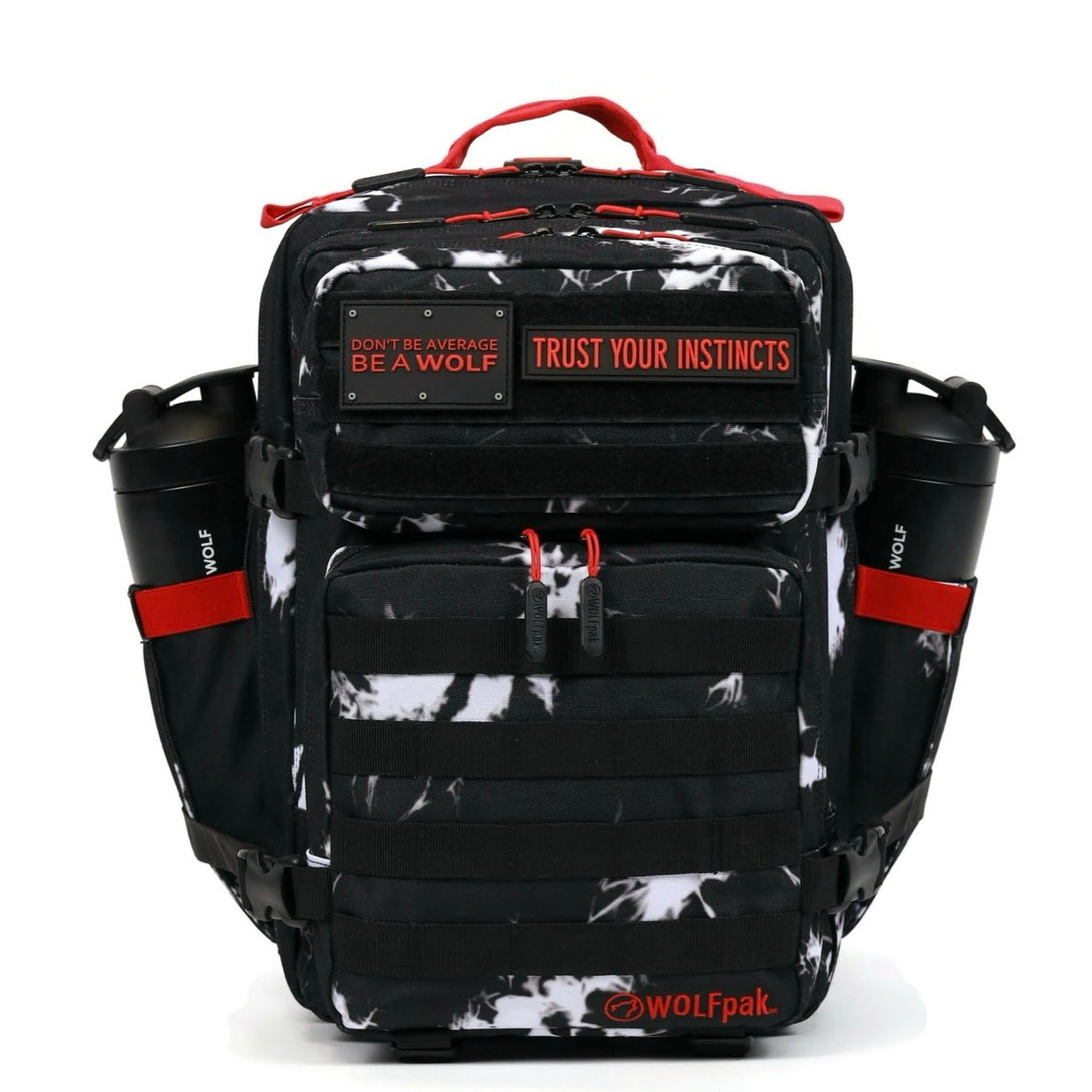 35L Backpack Black Lightning Immortal Red