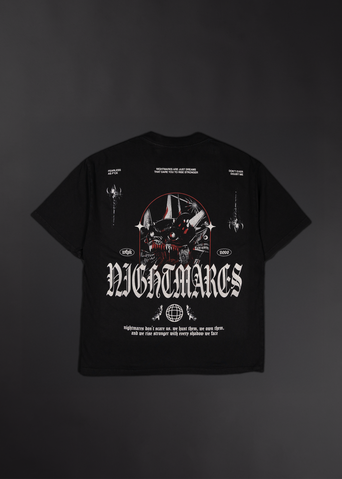 🎁 Fearless Graphic T-Shirt Nightmare Sale (100% off)
