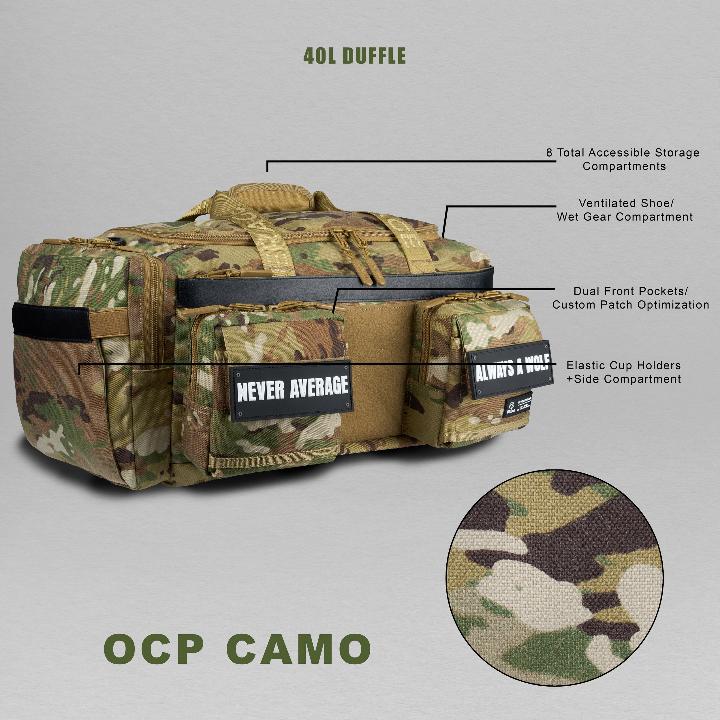 40L Ultimate Duffle Bag OCP Camo