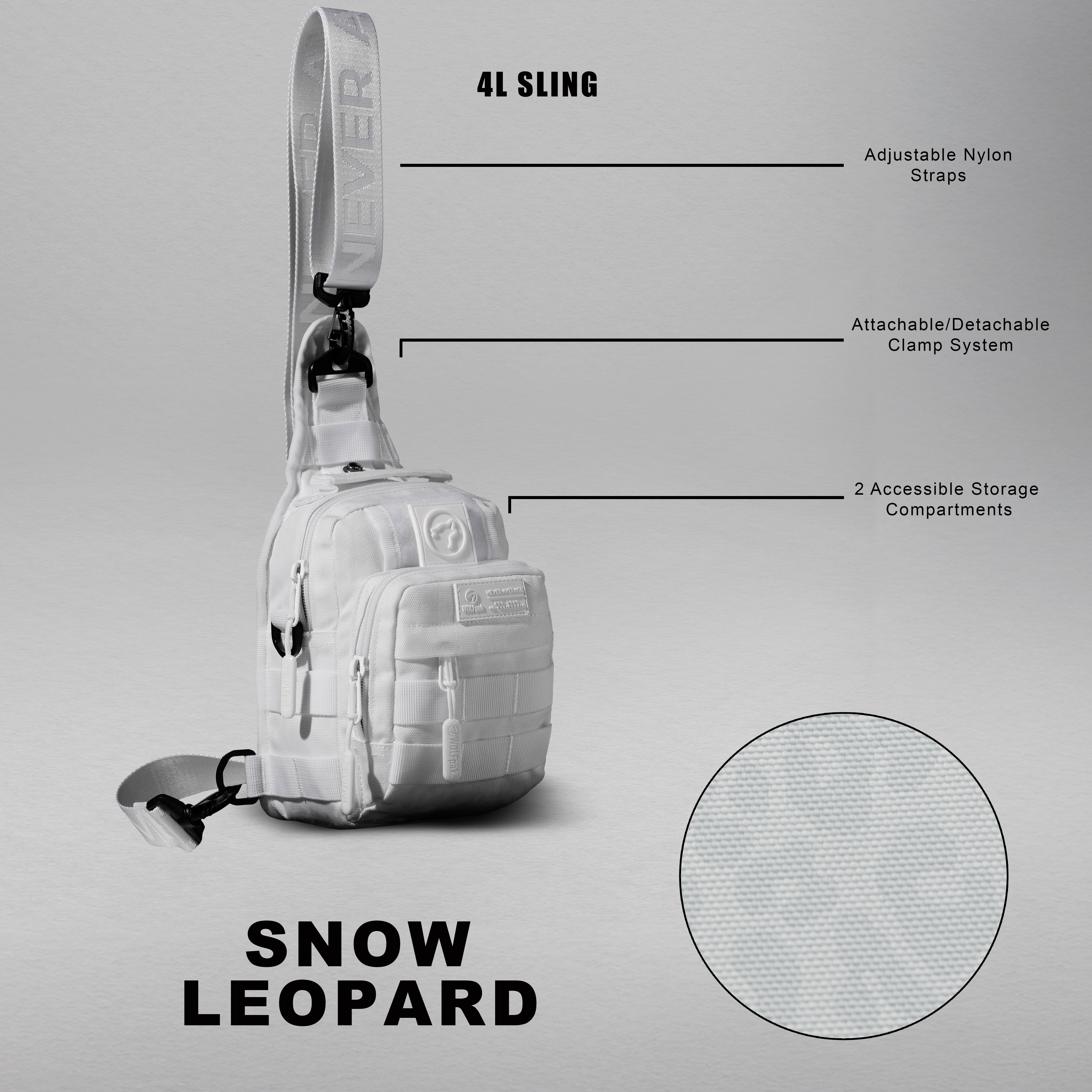 4L Mini Tactical Sling Bag Snow Leopard