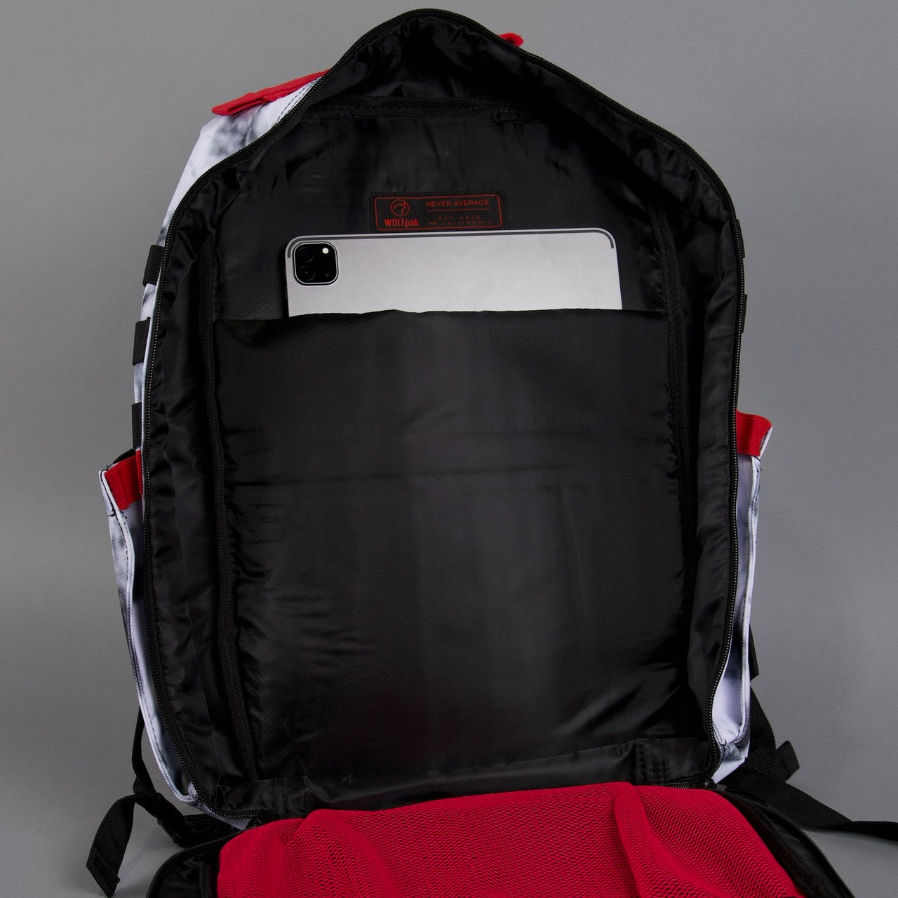 45L Timber Wolf Savage Red Meal Prep Management Backpack
