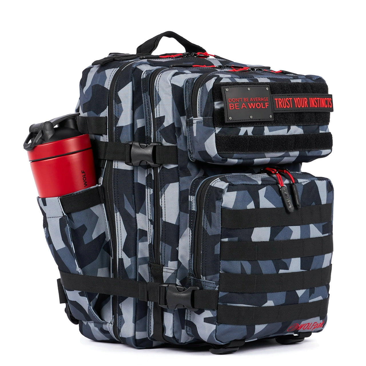 35L Backpack Splinter Camo Red