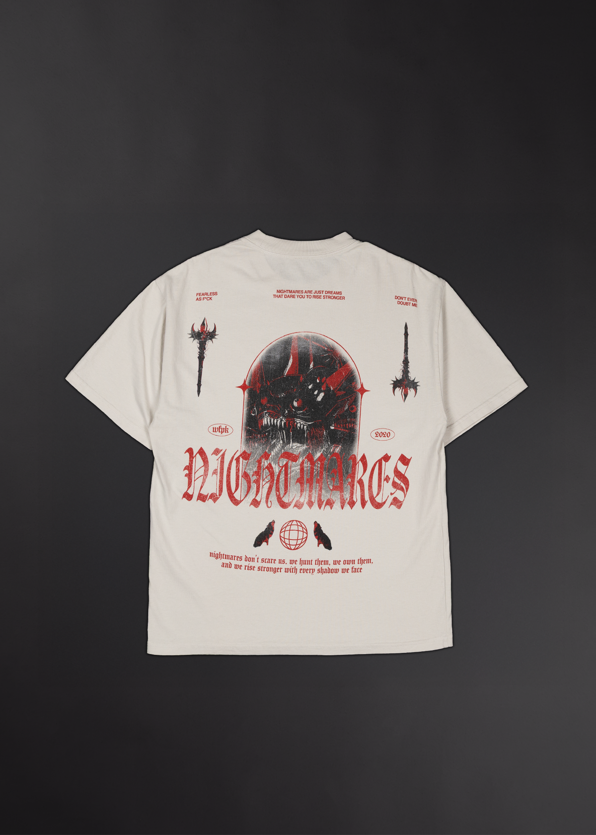 🎁 Fearless Graphic T-Shirt Nightmare Sale (100% off)