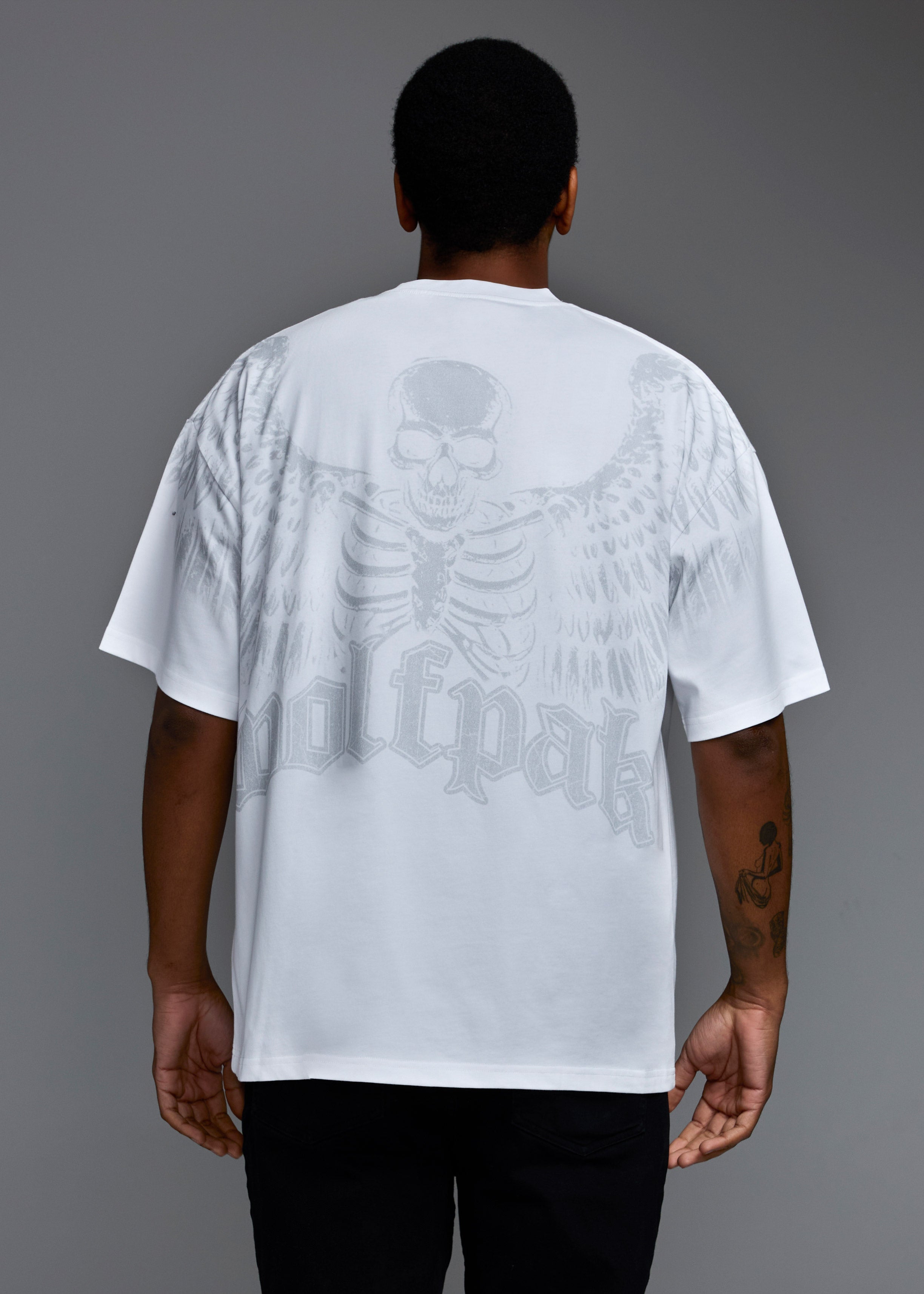 Deathwing White Graphic Tee
