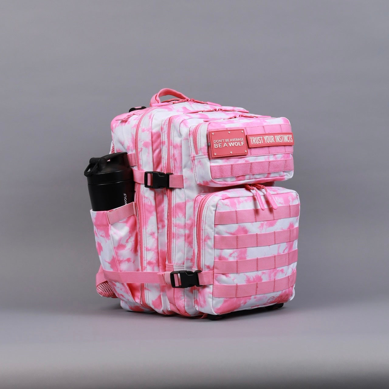 35L Backpack Timber Wolf Pink Coral