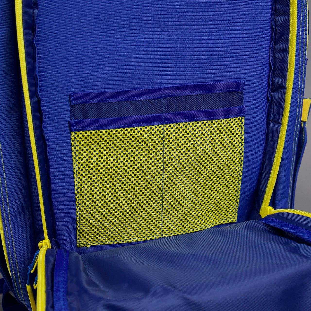 35L Backpack Blue Yellow Accents