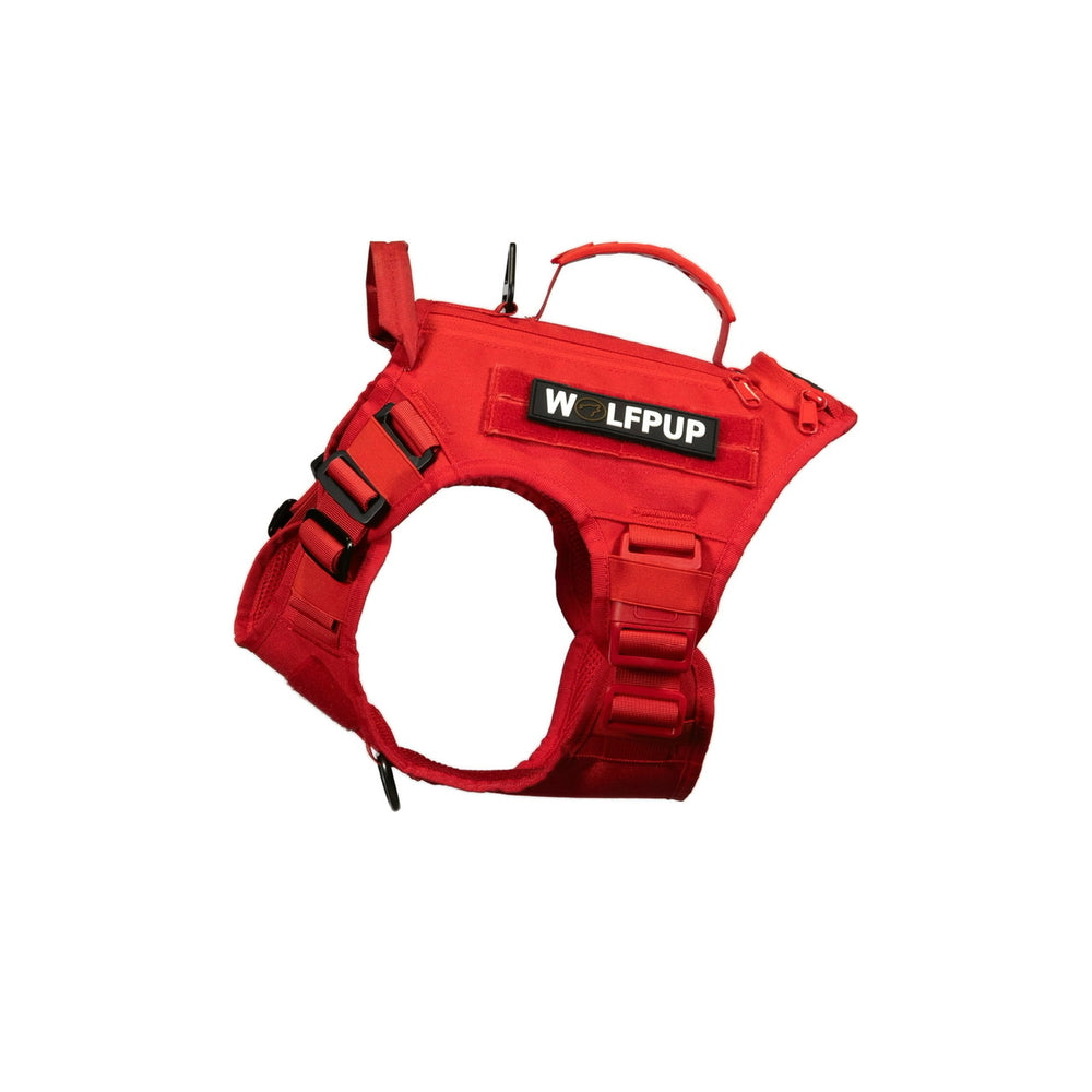 Elite Red Tactical Dog Vest Harness