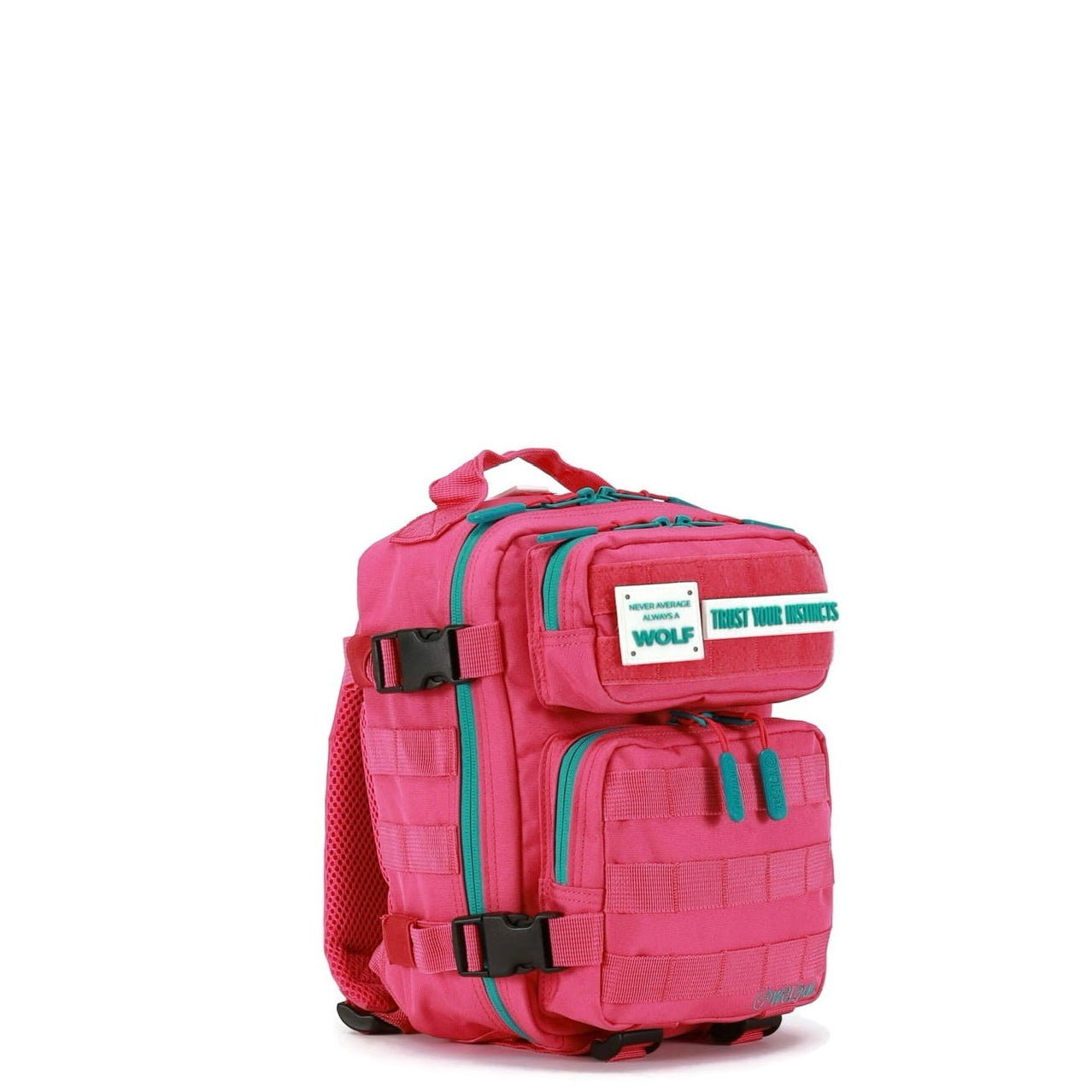 9L Backpack Mini Pink Goddess w/ Aqua zip