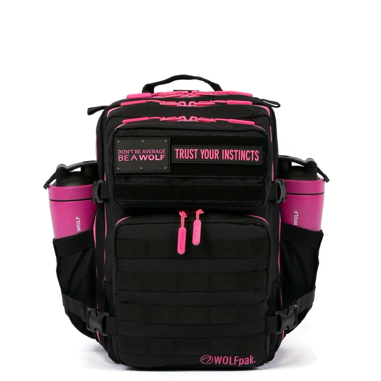 25L Backpack Black Neon Pink