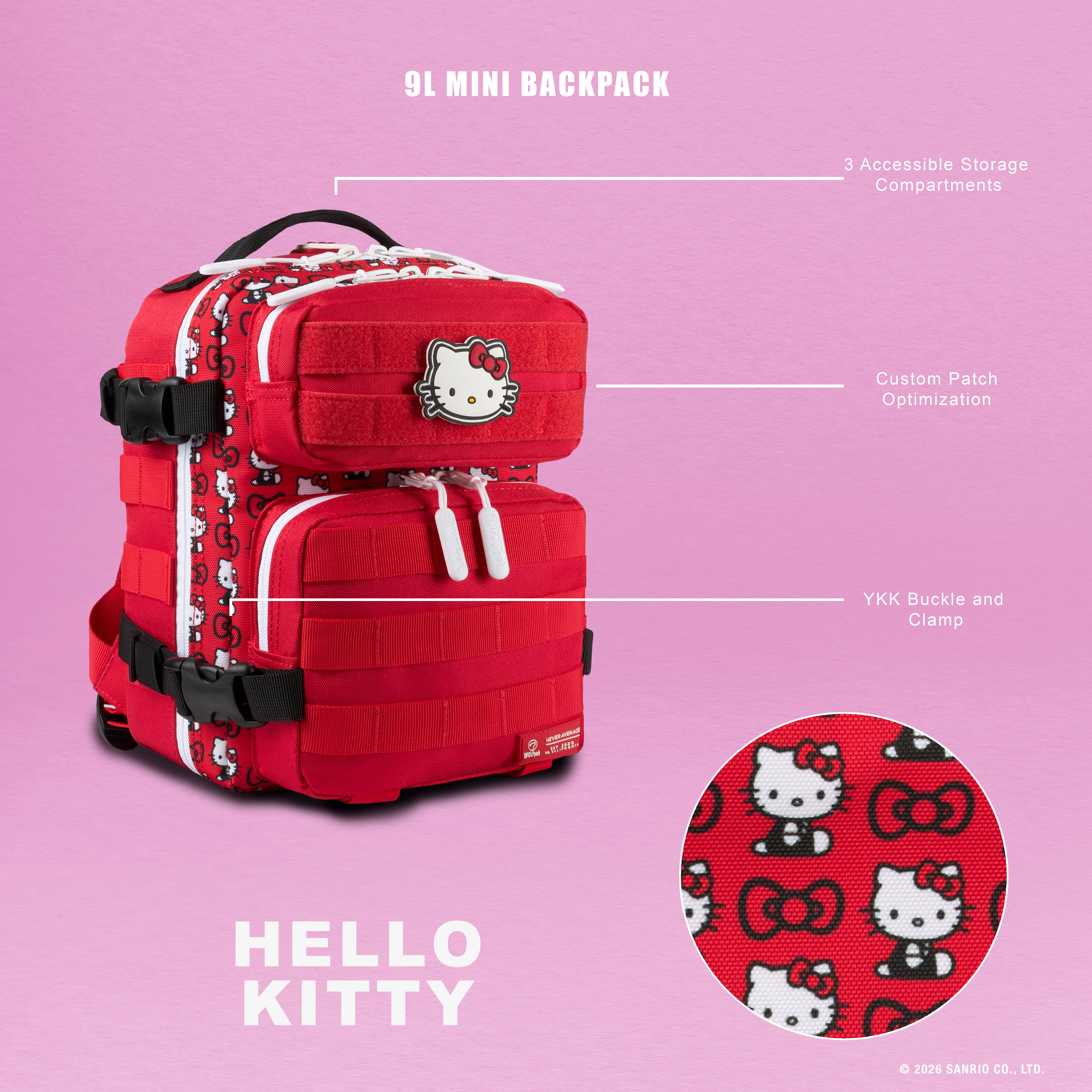 9L Backpack Mini Hello Kitty PREVIEW