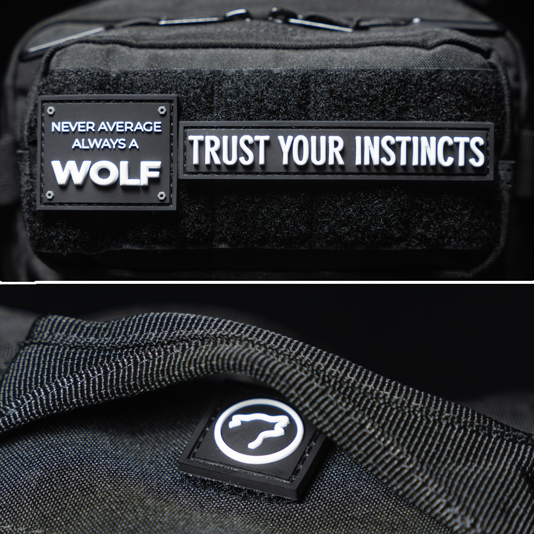 Black Backpack Mini Patch Kit