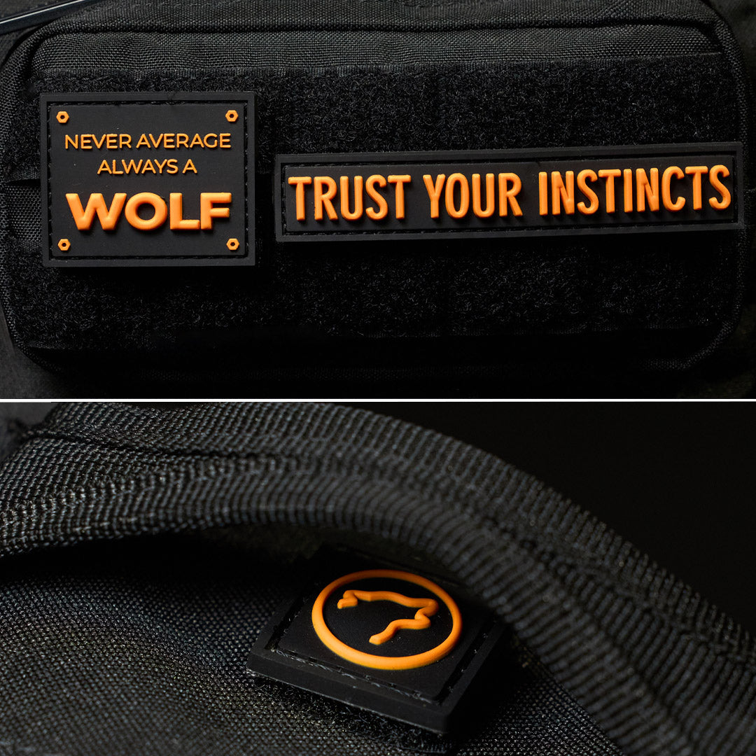 Orange Backpack Mini Patch Kit