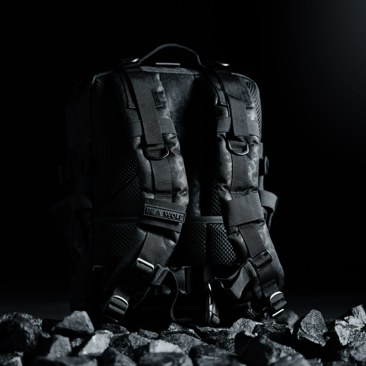 Wolf Predator Backpack 25L Backpack Black Leopard | WOLFpak | Wolfpack Backpacks