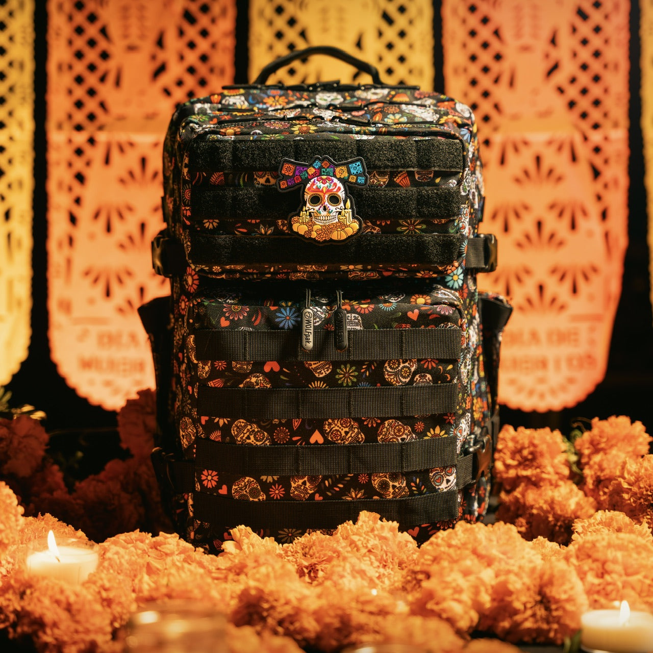 35L Backpack Day Of The Dead "Día de Muertos"