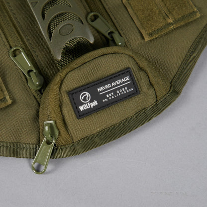 OD Green Tactical Dog Vest Harness