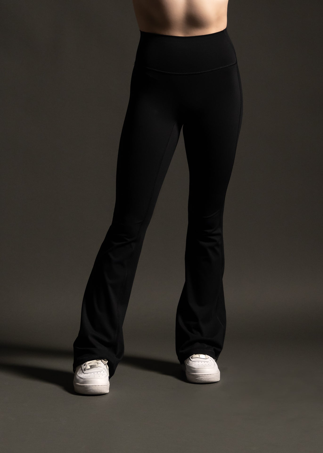 Alpha Black Flare Leggings