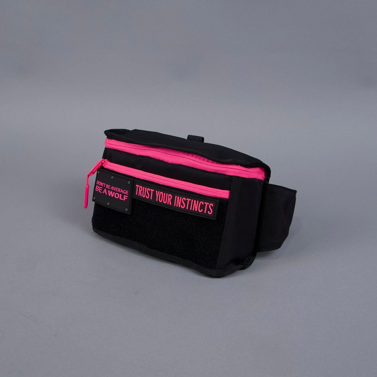 Fanny Pack Black Neon Pink