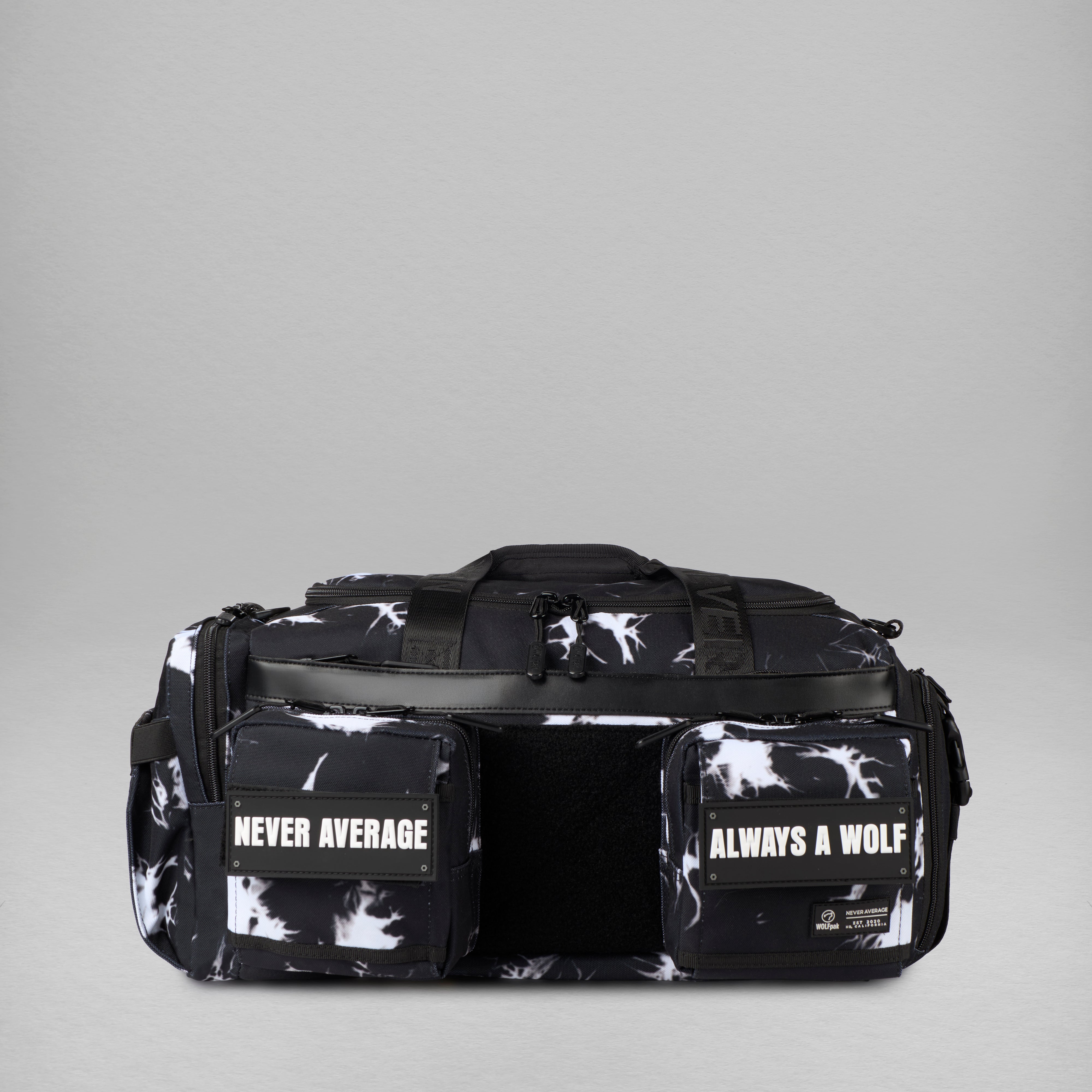 30L Perfect Duffle Bag Black Lightning