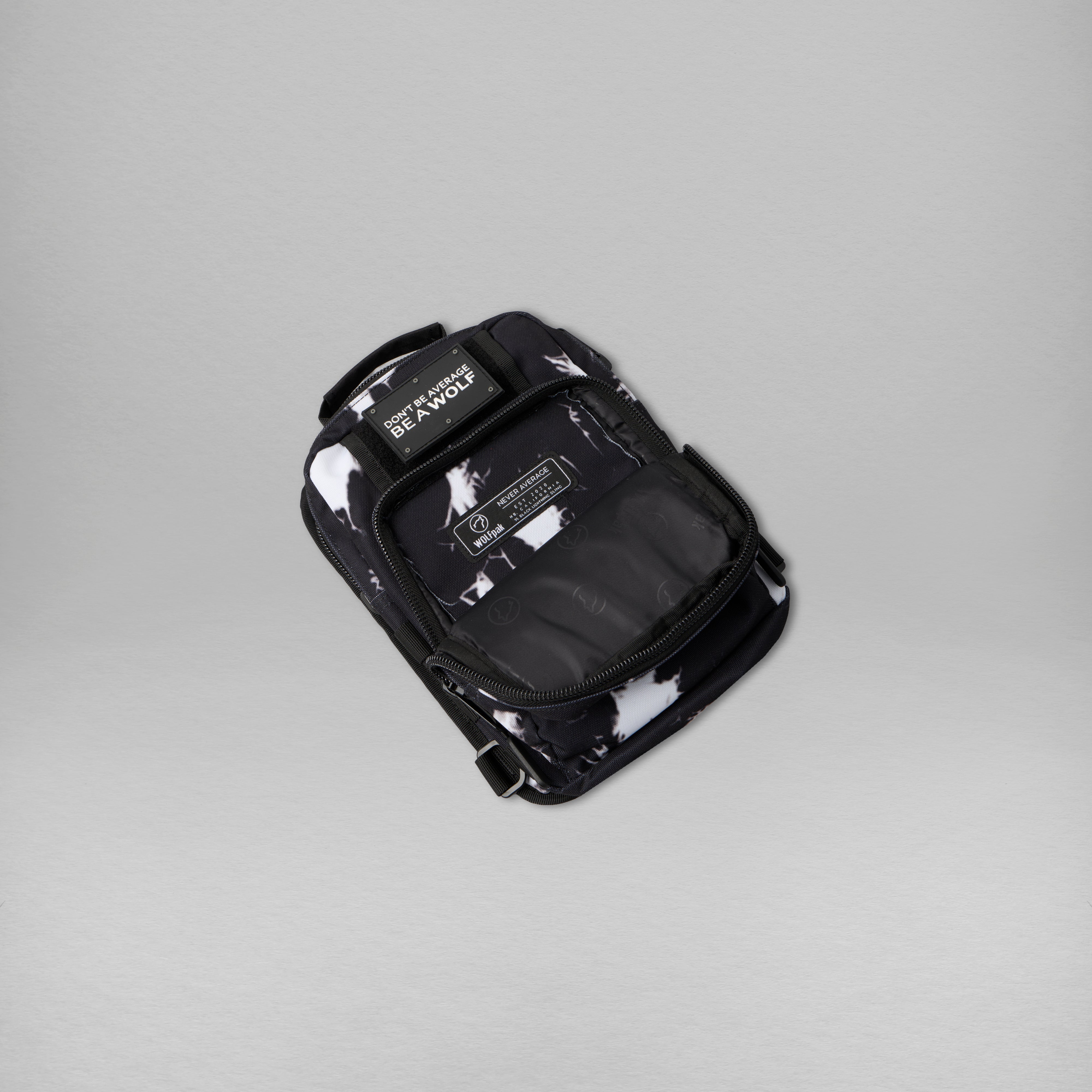 9L Tactical Sling Bag Black Lightning