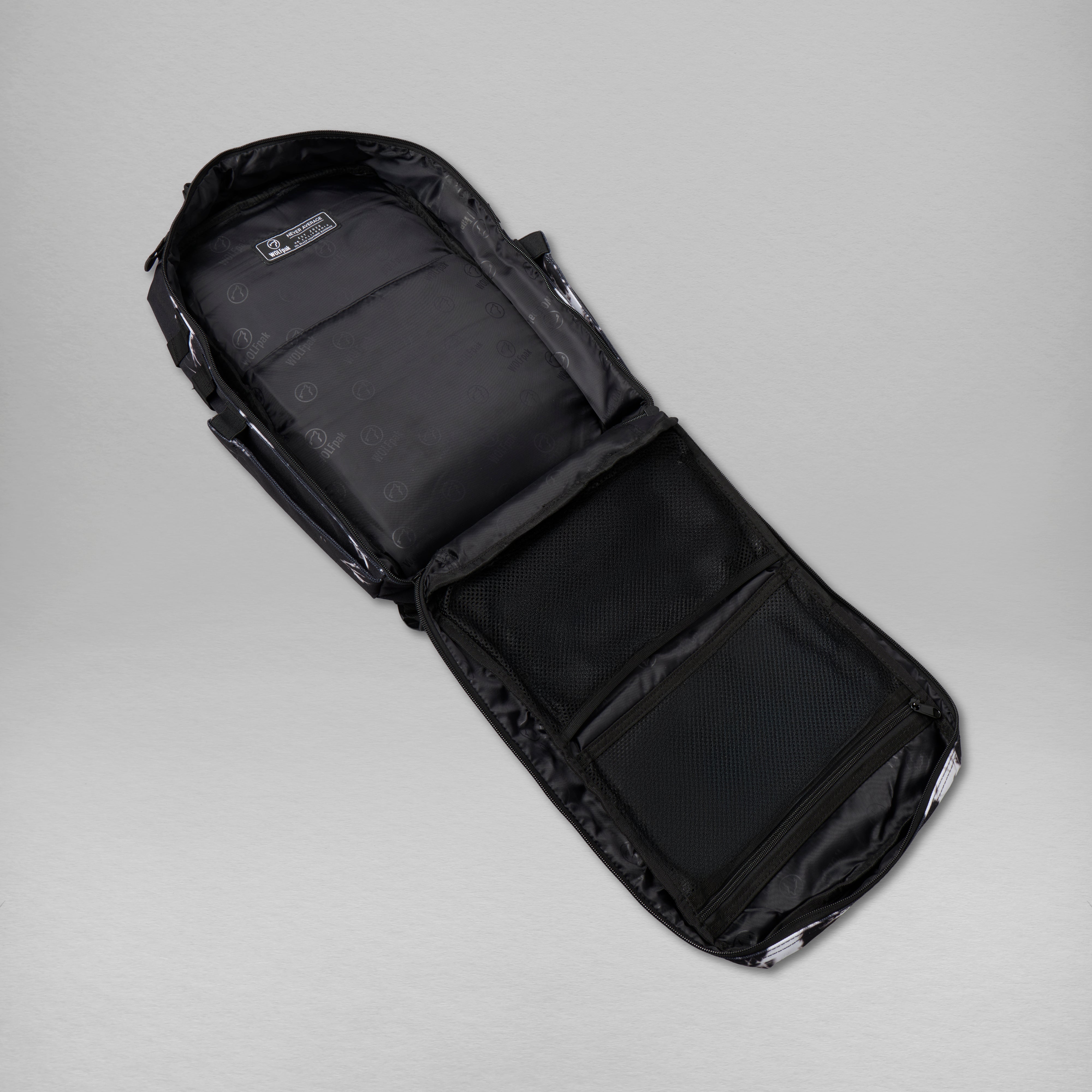 45L Backpack Black Lightning