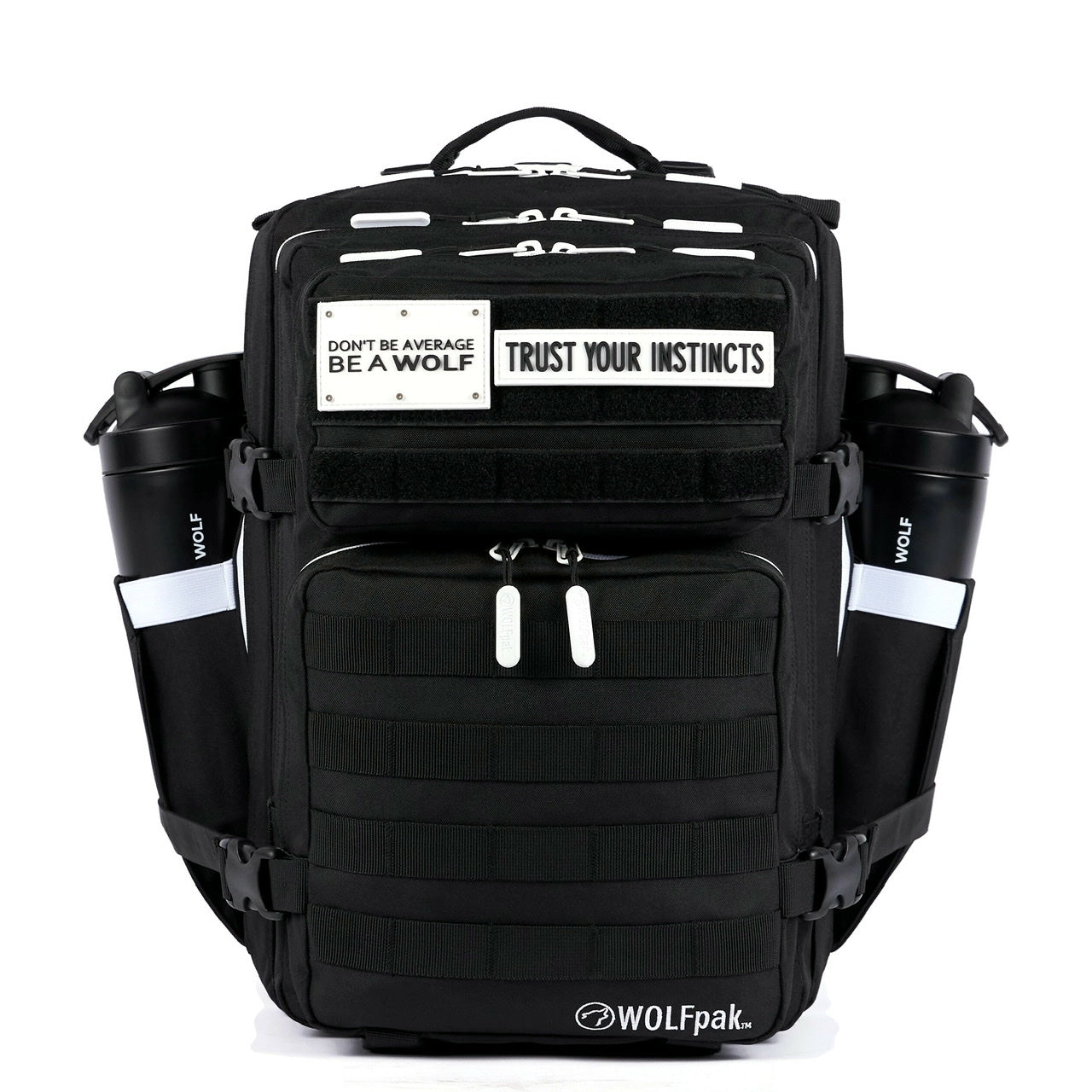 35L Backpack Alpha Black White Accents – WOLFpak